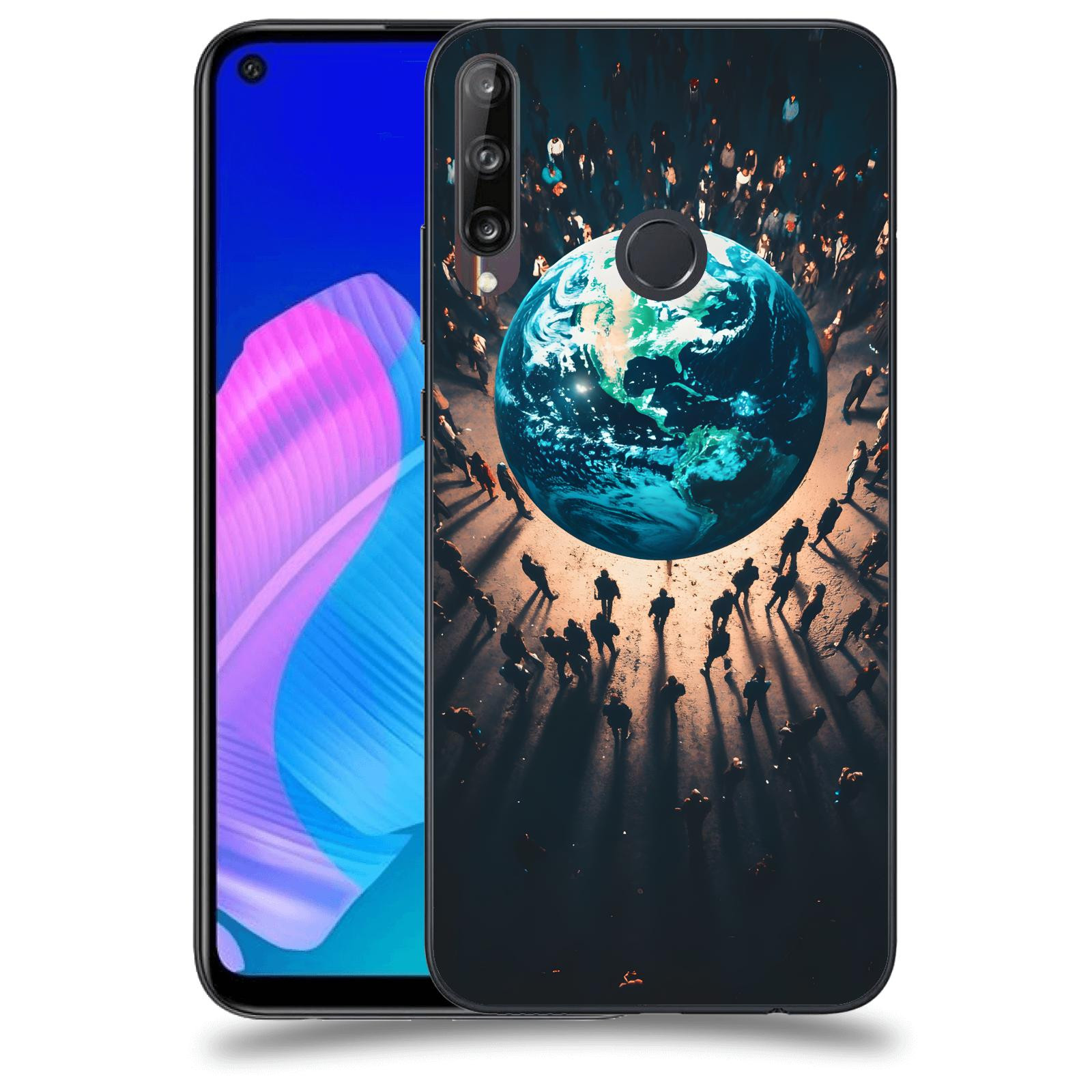 ACOVER Kryt na mobil Huawei P40 Lite E - People around the Earth