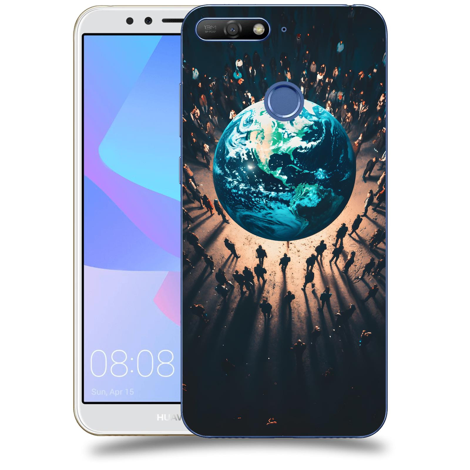 ACOVER Kryt na mobil Huawei Y6 Prime 2018 - People around the Earth