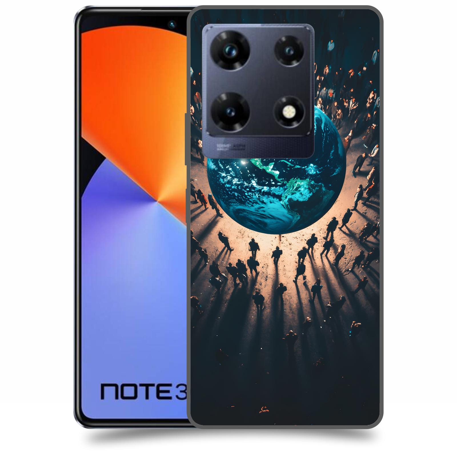 ACOVER Kryt na mobil Infinix Note 30 PRO - People around the Earth