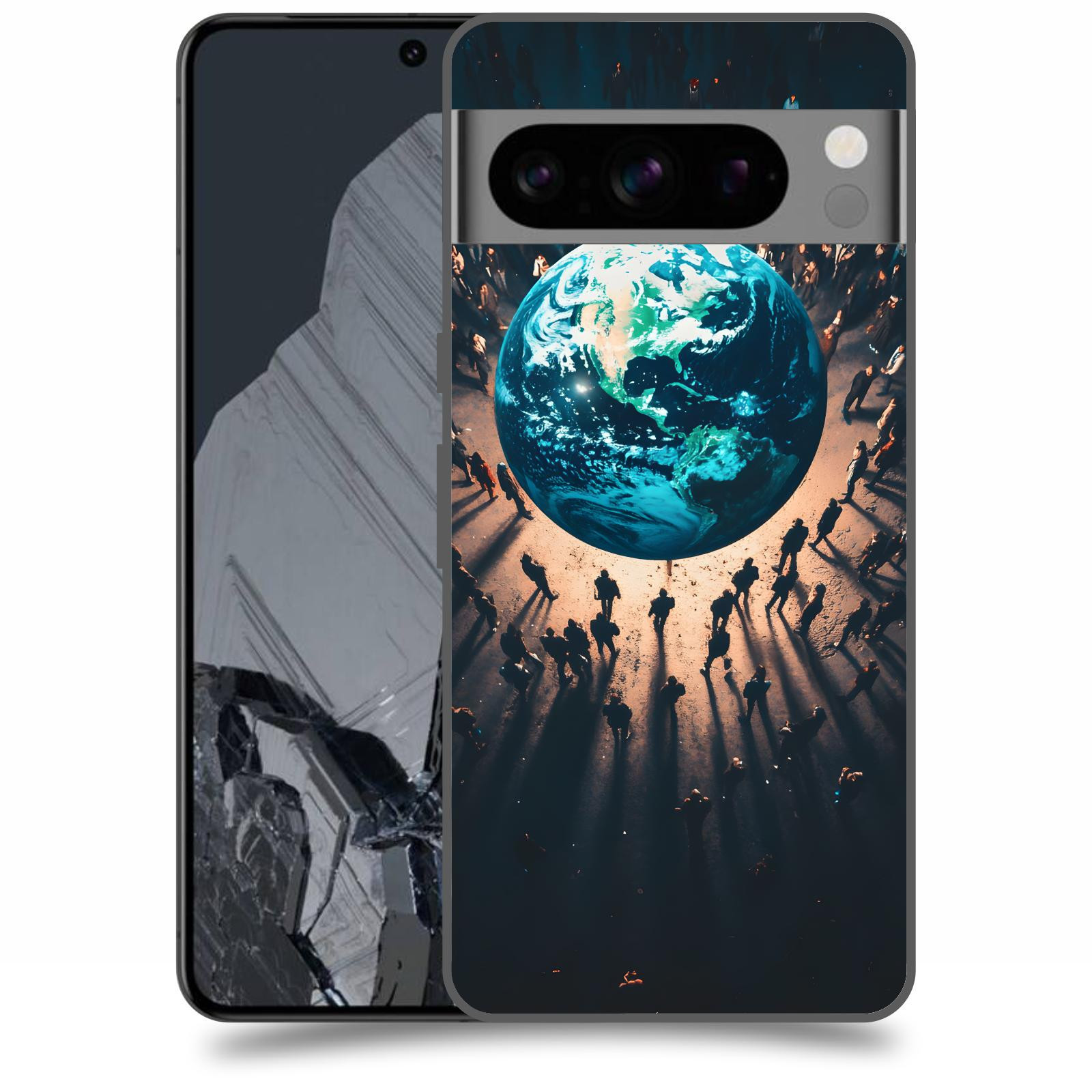 ACOVER Kryt na mobil Google Pixel 8 Pro - People around the Earth