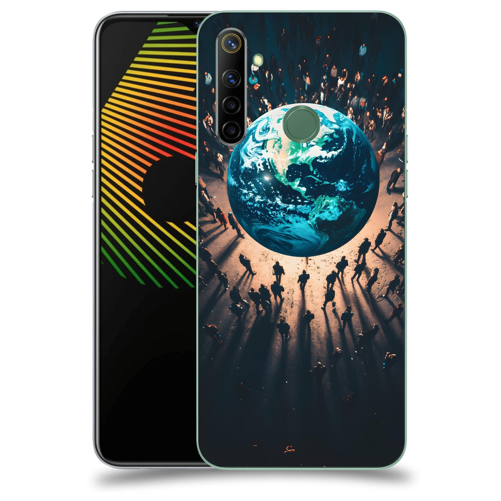 ACOVER Kryt na mobil Realme 6i - People around the Earth
