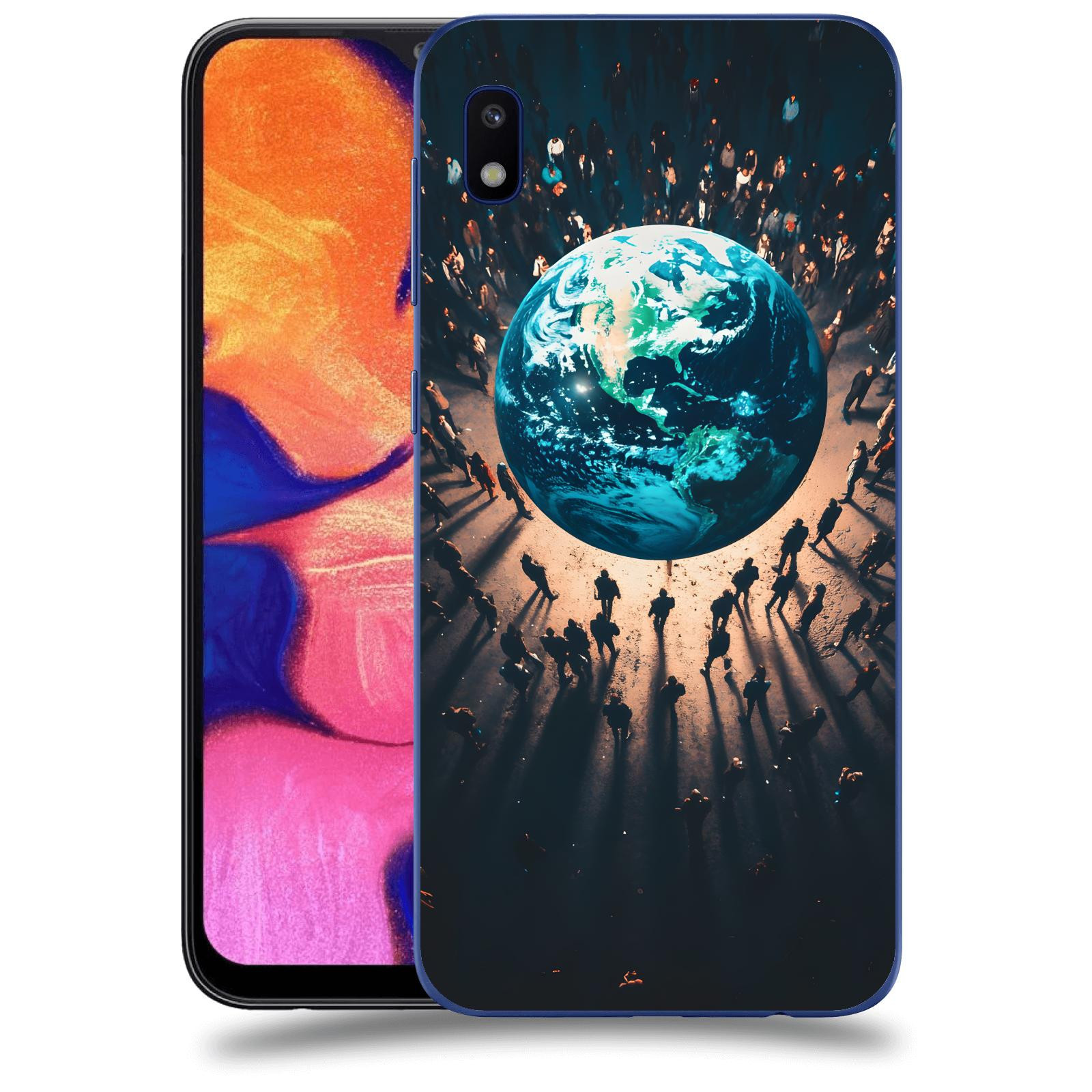 ACOVER Kryt na mobil Samsung Galaxy A10 A105F - People around the Earth