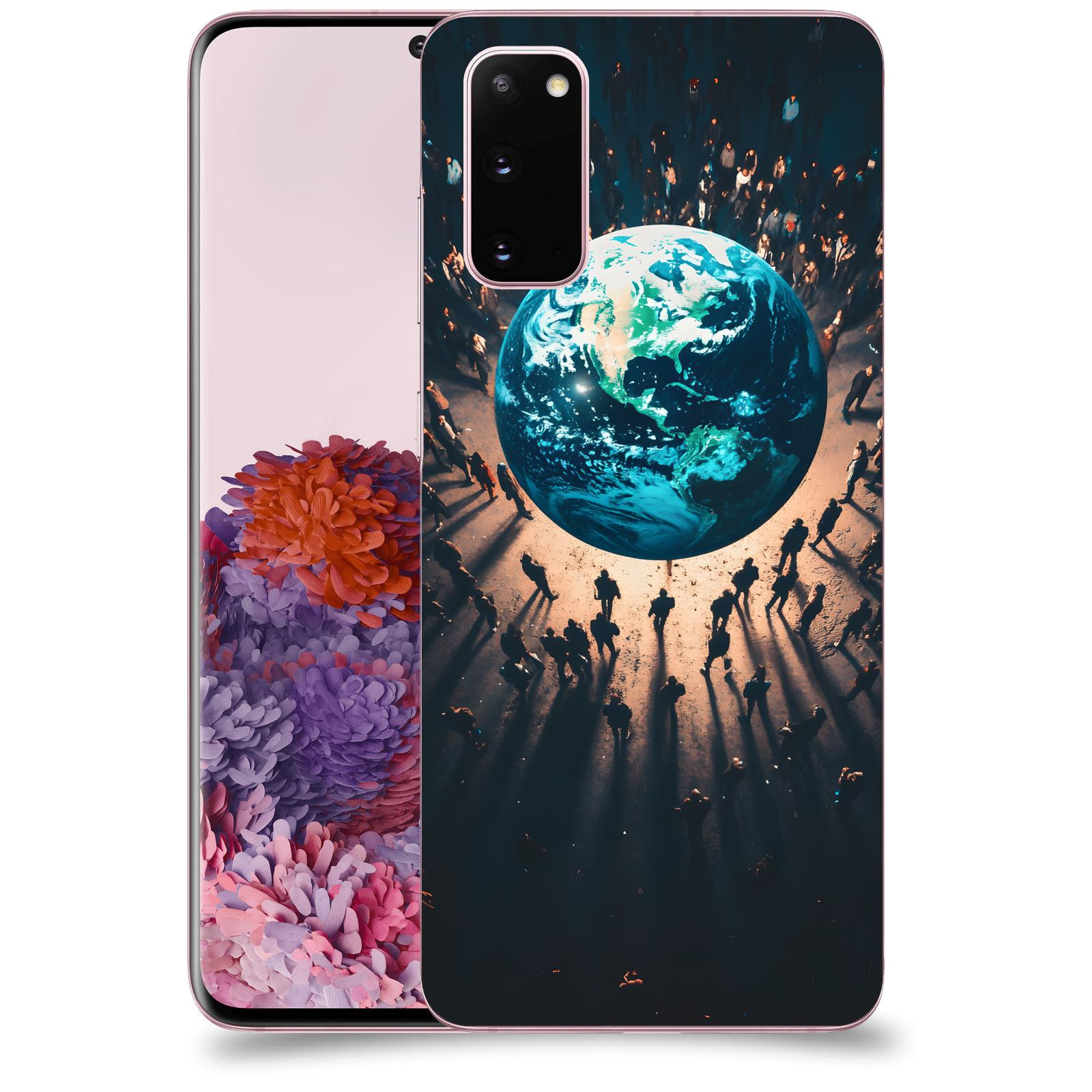 ACOVER Kryt na mobil Samsung Galaxy S20 G980F - People around the Earth