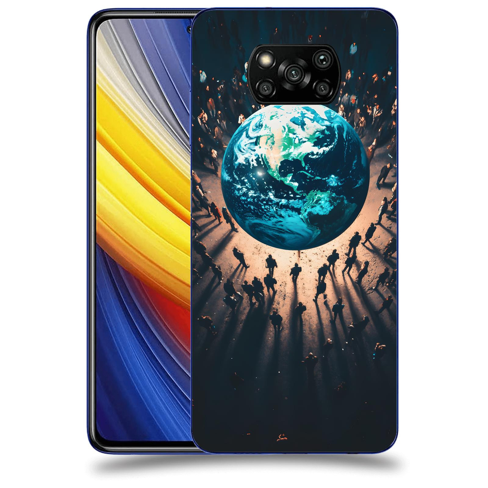 ACOVER Kryt na mobil Xiaomi Poco X3 Pro - People around the Earth