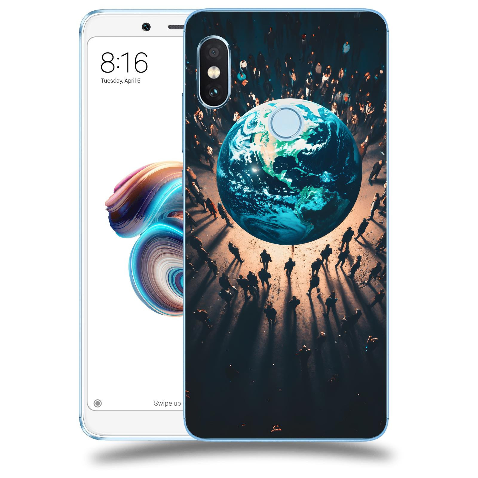 ACOVER Kryt na mobil Xiaomi Redmi Note 5 Global - People around the Earth