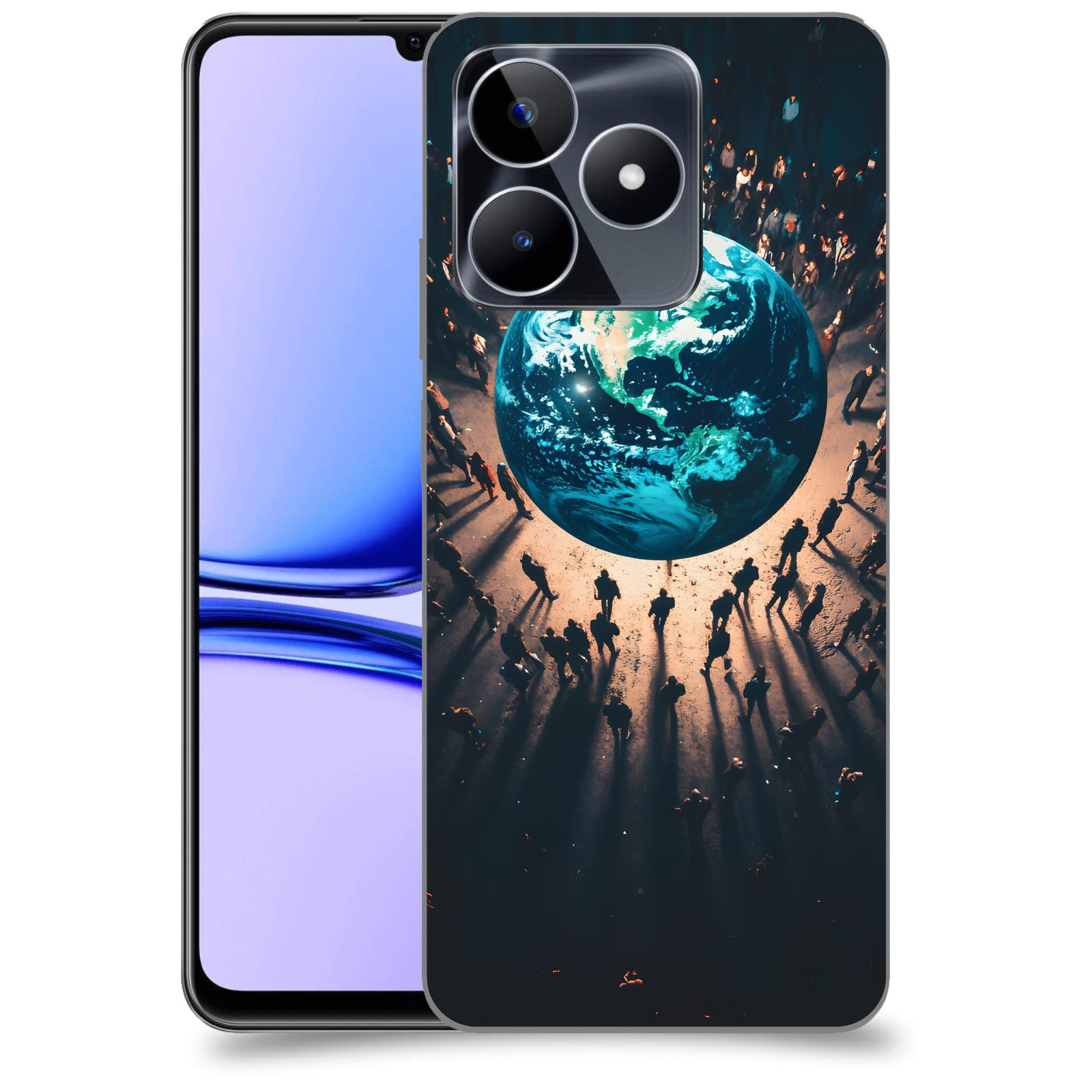 ACOVER Kryt na mobil Realme C53 - People around the Earth
