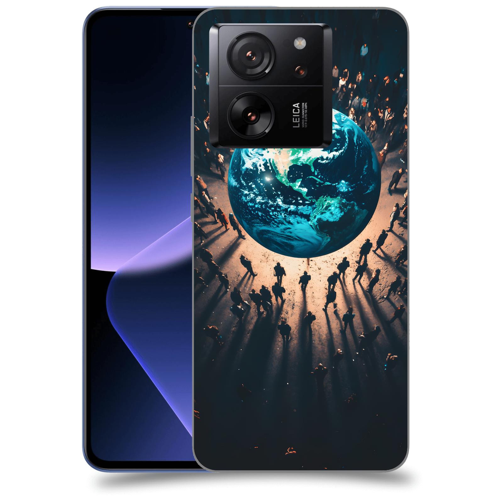 ACOVER Kryt na mobil Xiaomi 13T - People around the Earth