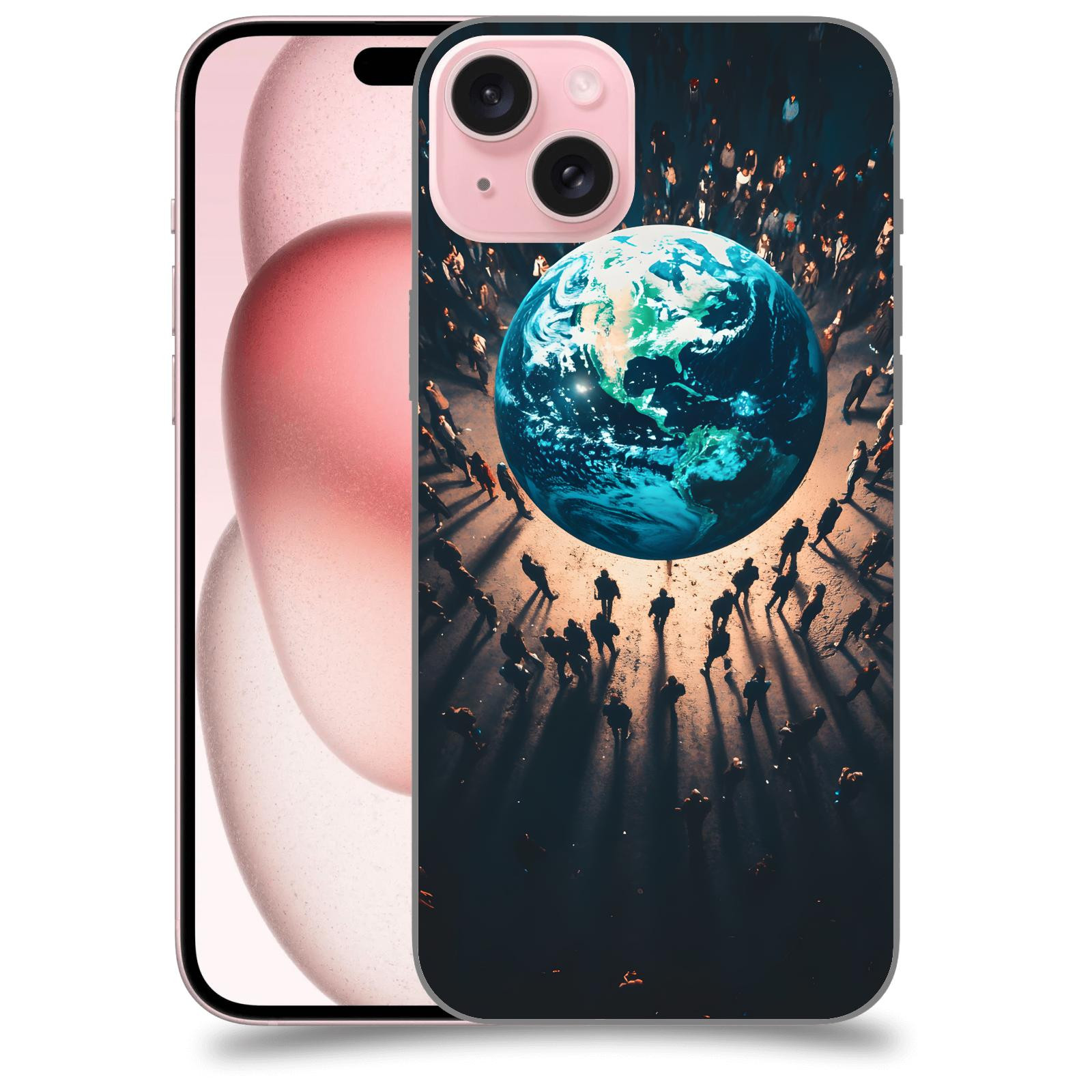 ACOVER Kryt na mobil Apple iPhone 15 plus - People around the Earth