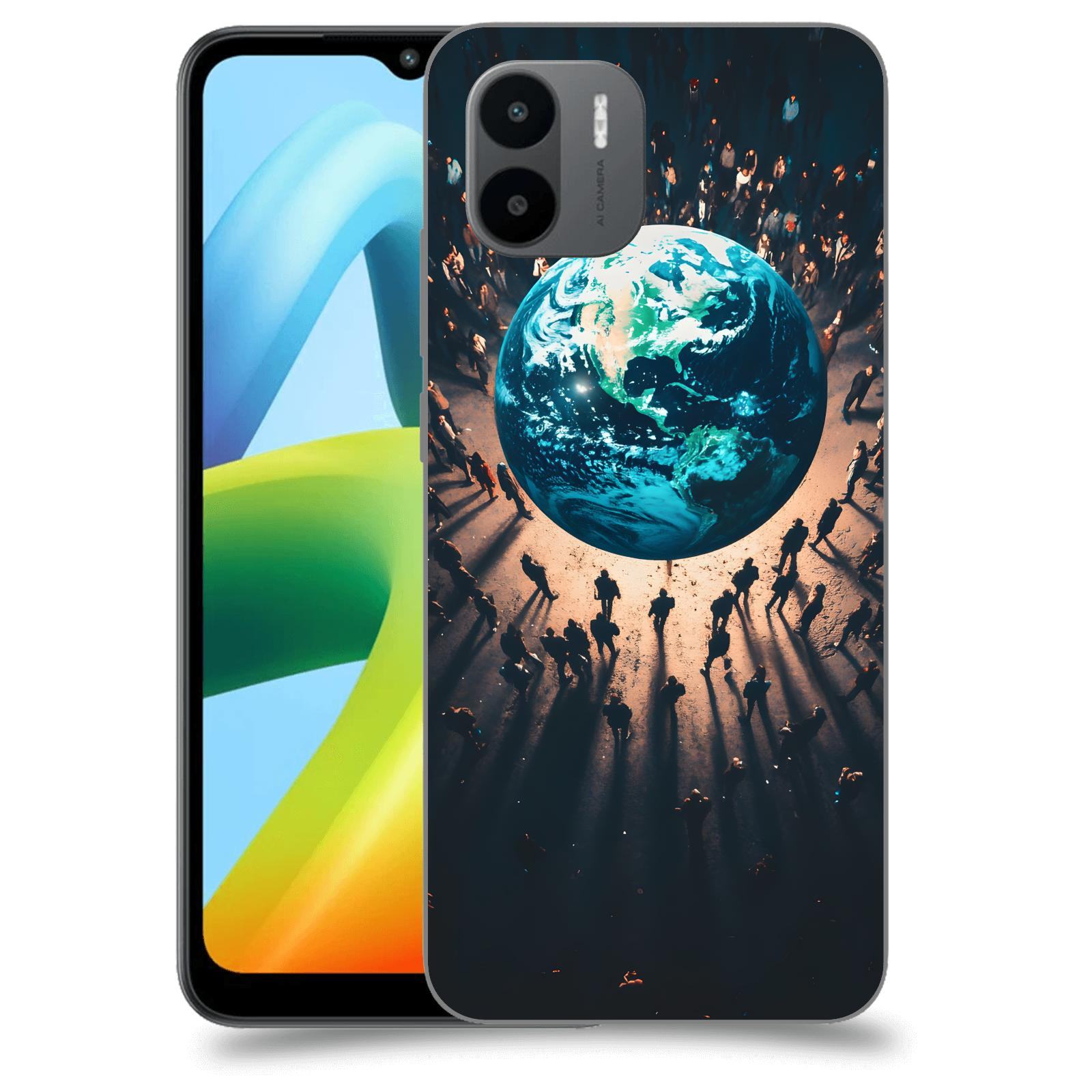 ACOVER Kryt na mobil Xiaomi Redmi A1+ - People around the Earth