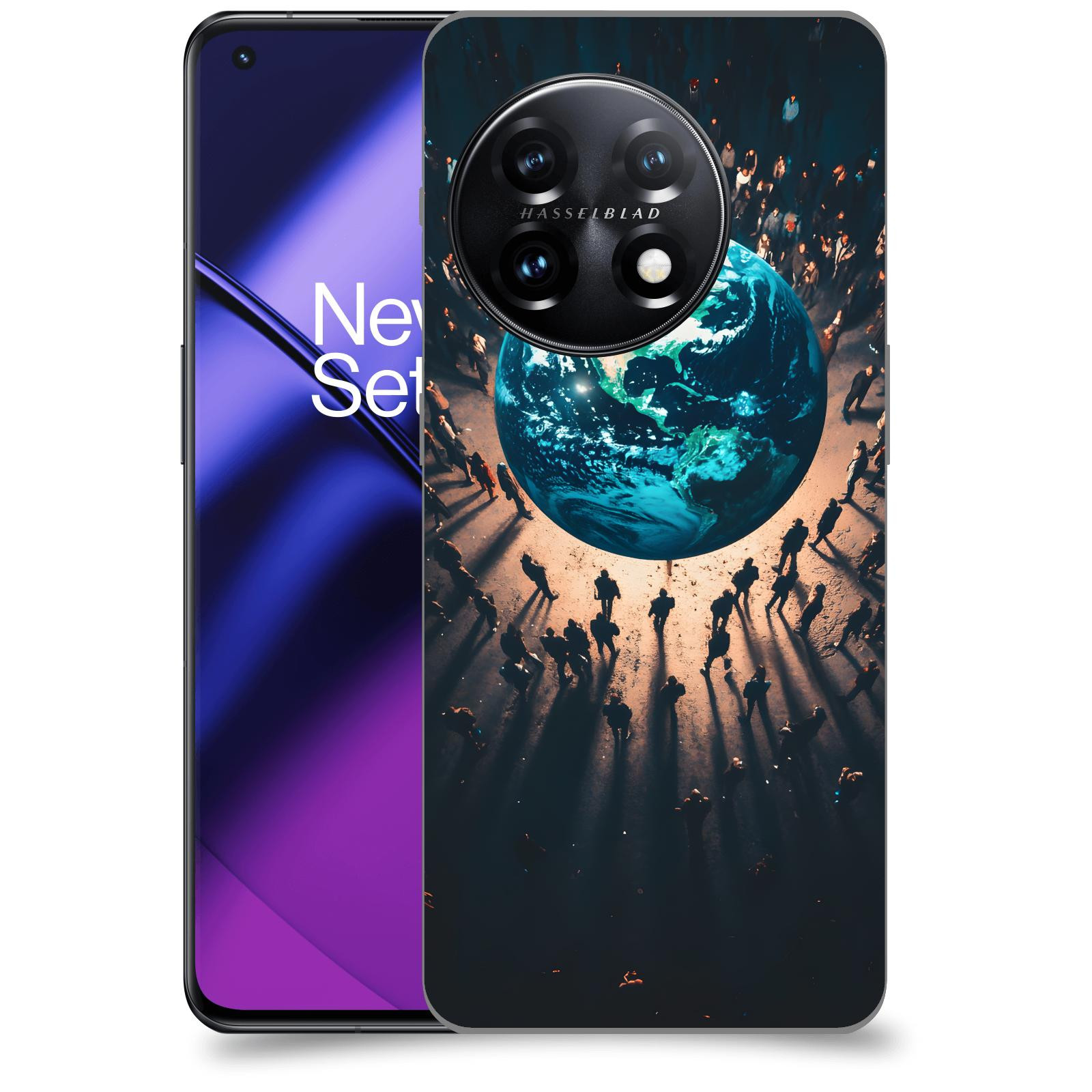 ACOVER Kryt na mobil OnePlus 11 5G - People around the Earth