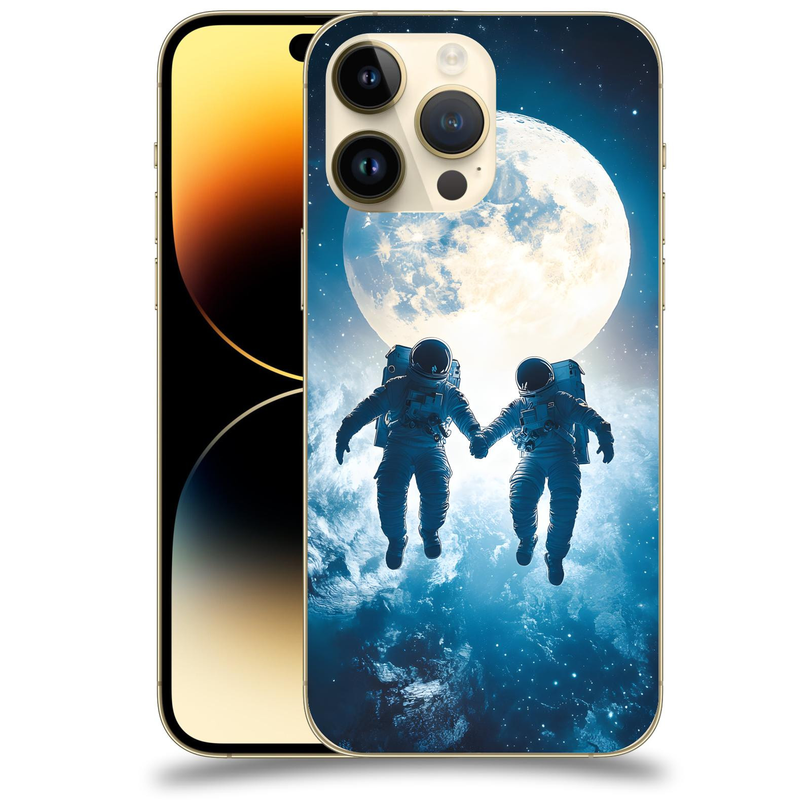 ACOVER Kryt na mobil Apple iPhone 14 Pro Max - Astronauts
