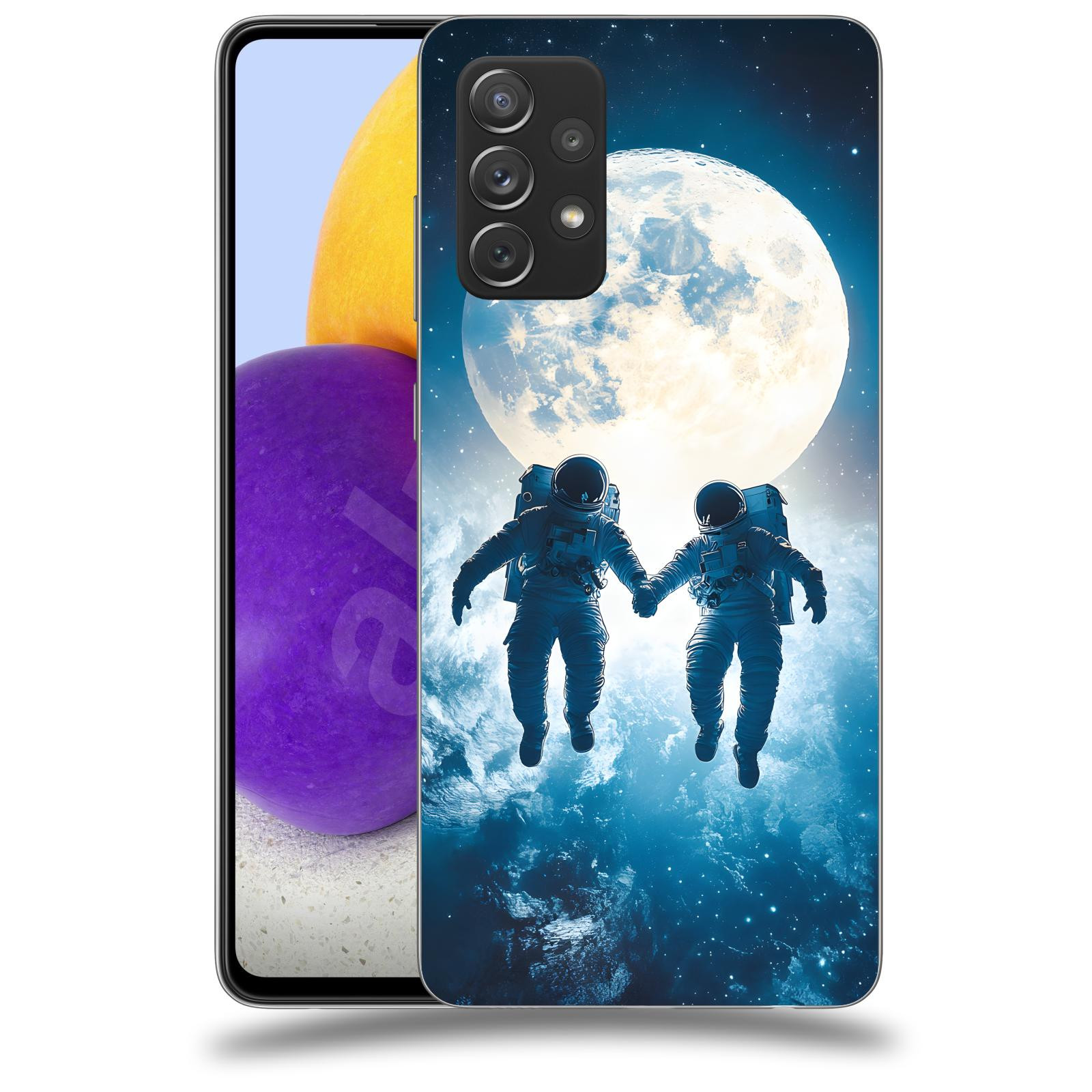 ACOVER Kryt na mobil Samsung Galaxy A73 5G - Astronauts