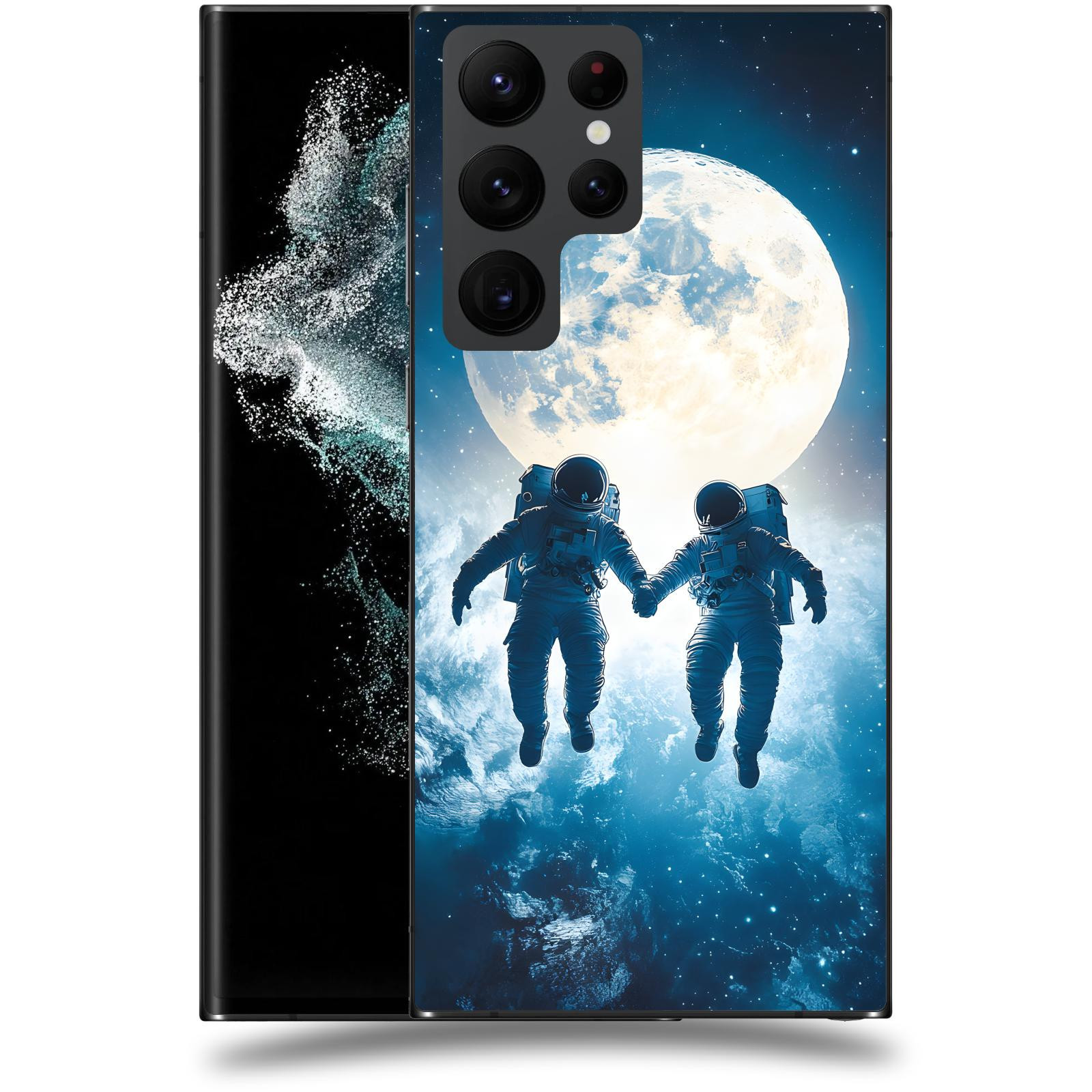 ACOVER Kryt na mobil Samsung Galaxy S22 Ultra 5G - Astronauts