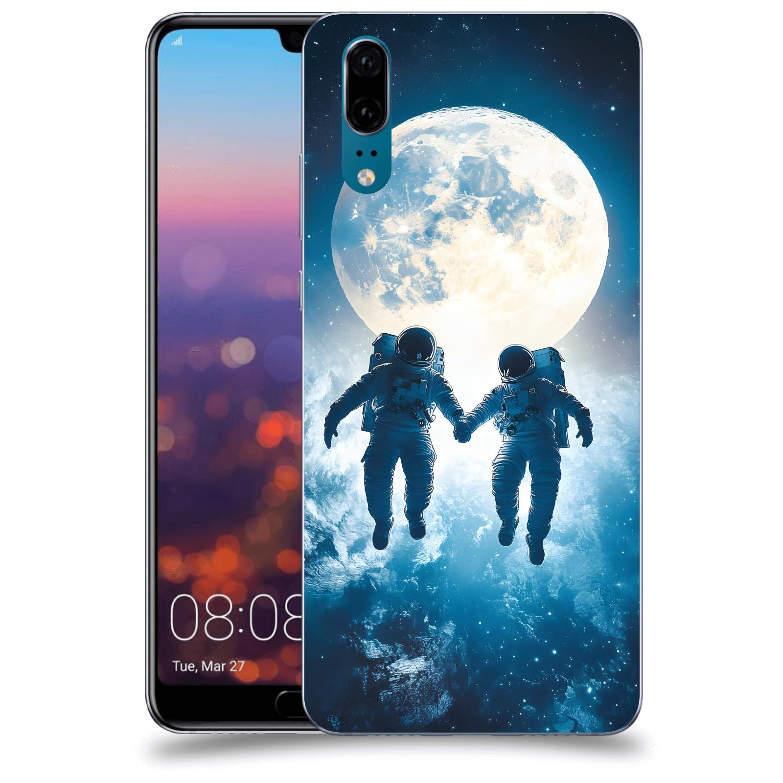 ACOVER Kryt na mobil Huawei P20 - Astronauts