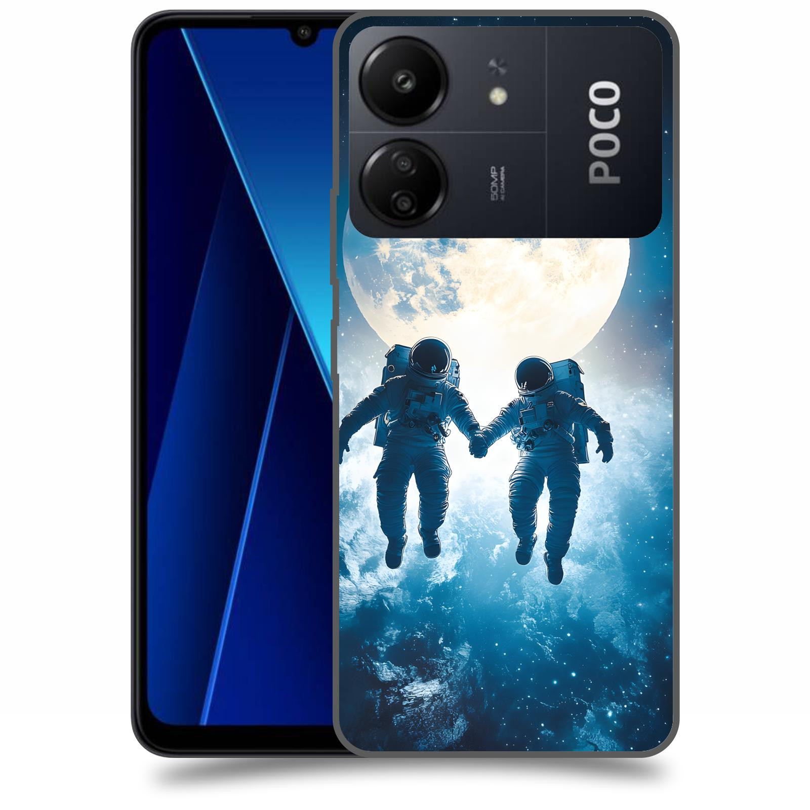 ACOVER Kryt na mobil Poco C65 - Astronauts