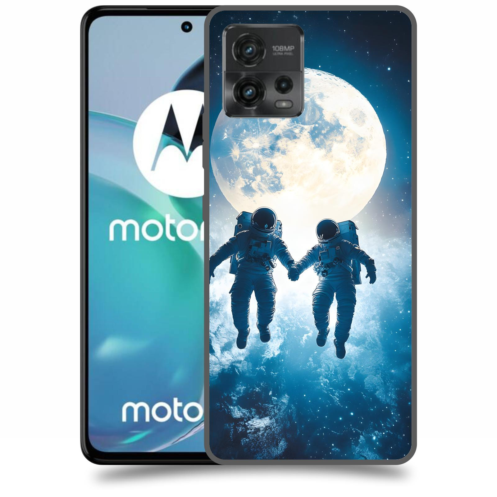 ACOVER Kryt na mobil Motorola Moto G72 - Astronauts
