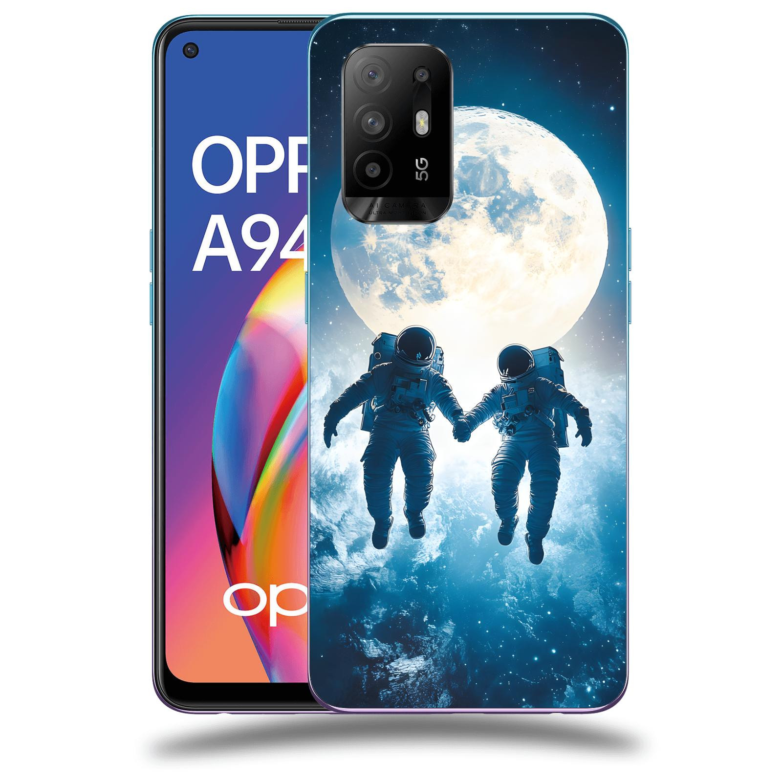 ACOVER Kryt na mobil OPPO A94 5G - Astronauts