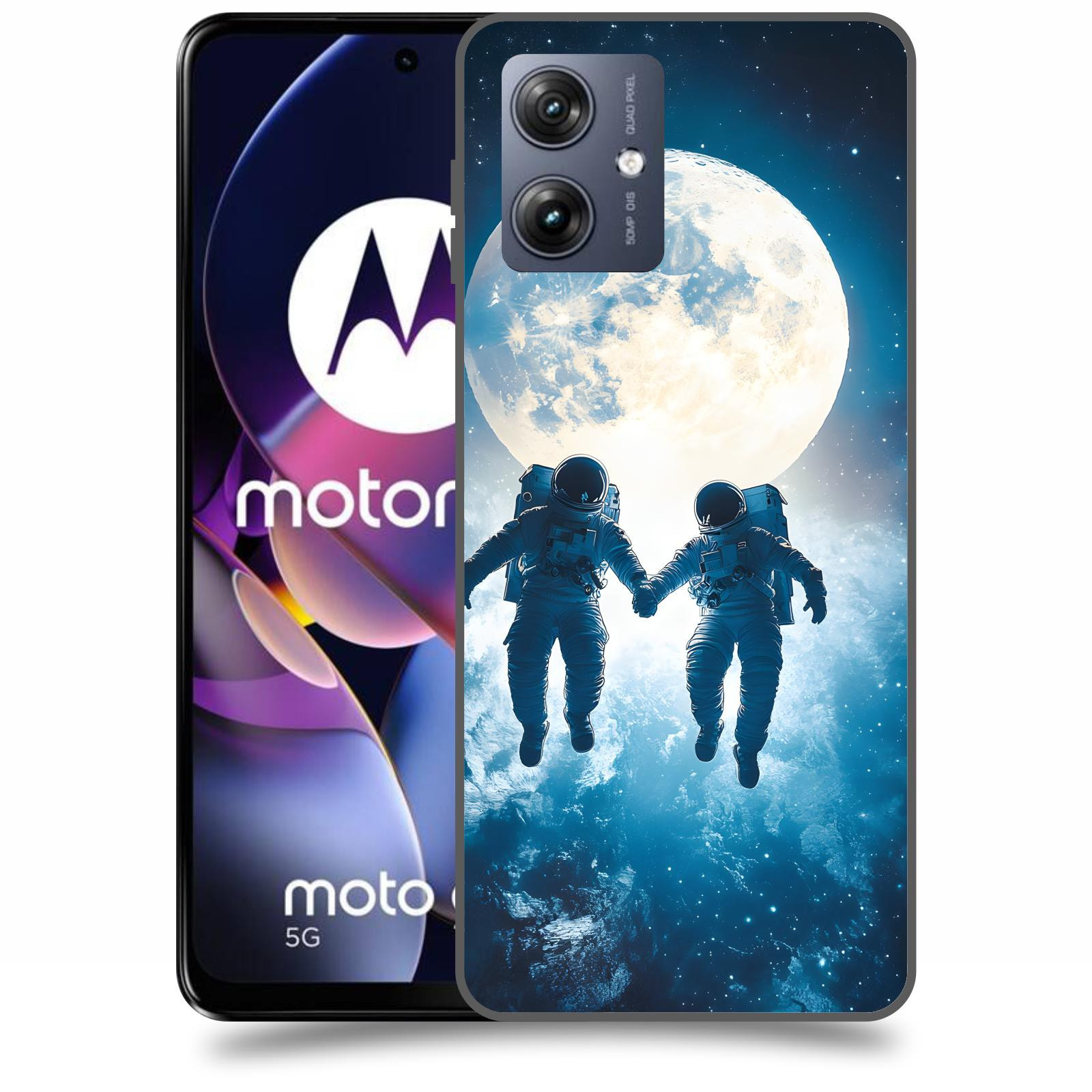 ACOVER Kryt na mobil Motorola Moto G54 5G - Astronauts