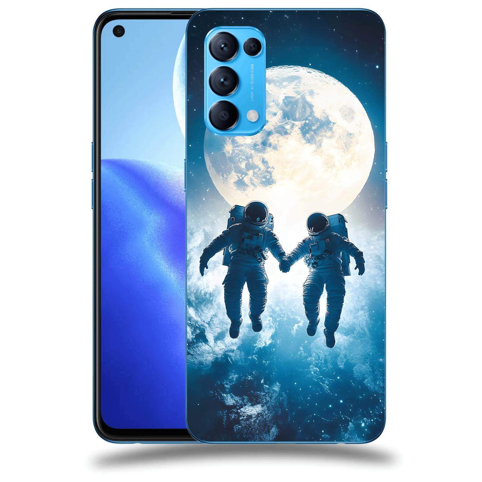 ACOVER Kryt na mobil OPPO Reno 5 5G - Astronauts