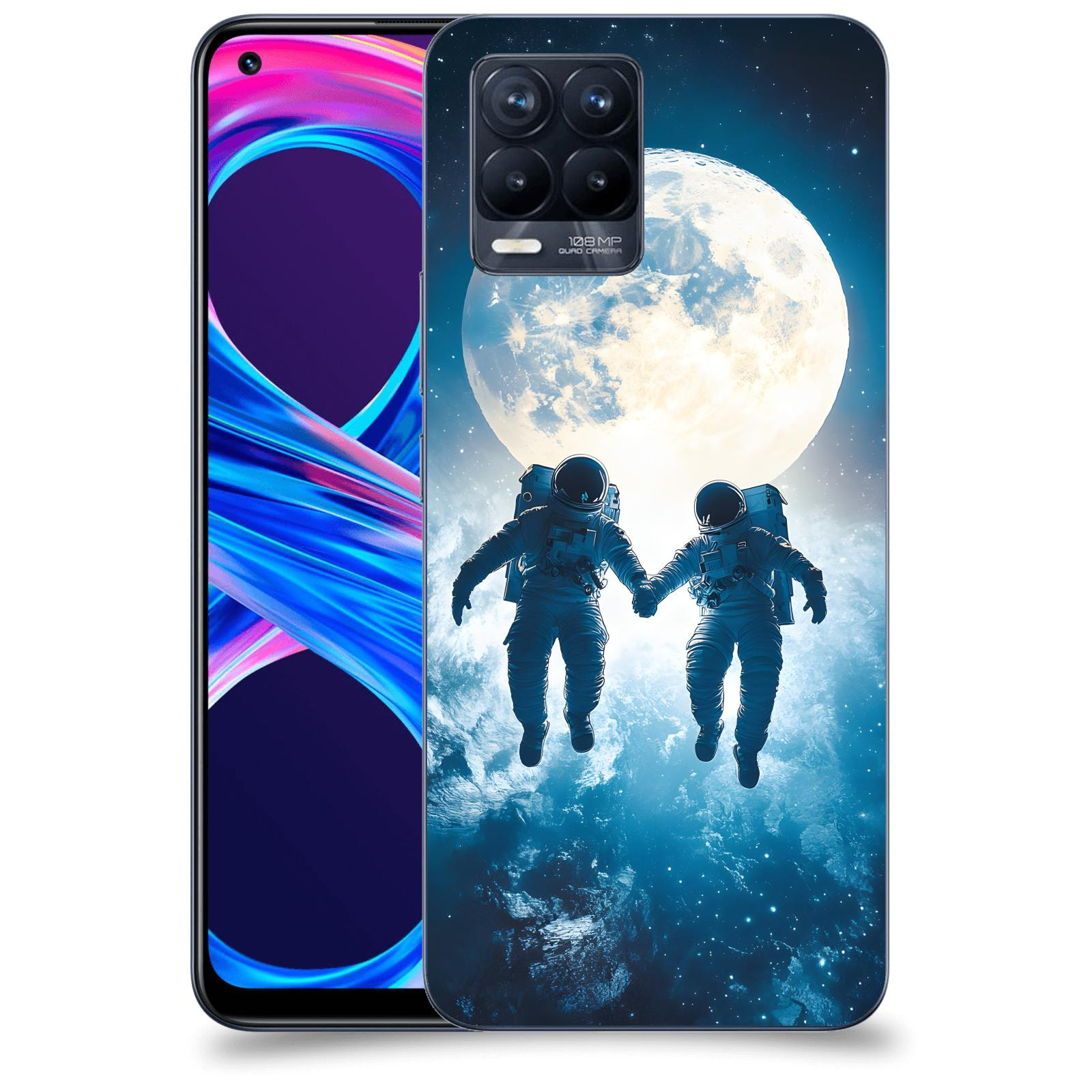 ACOVER Kryt na mobil Realme 8 Pro - Astronauts
