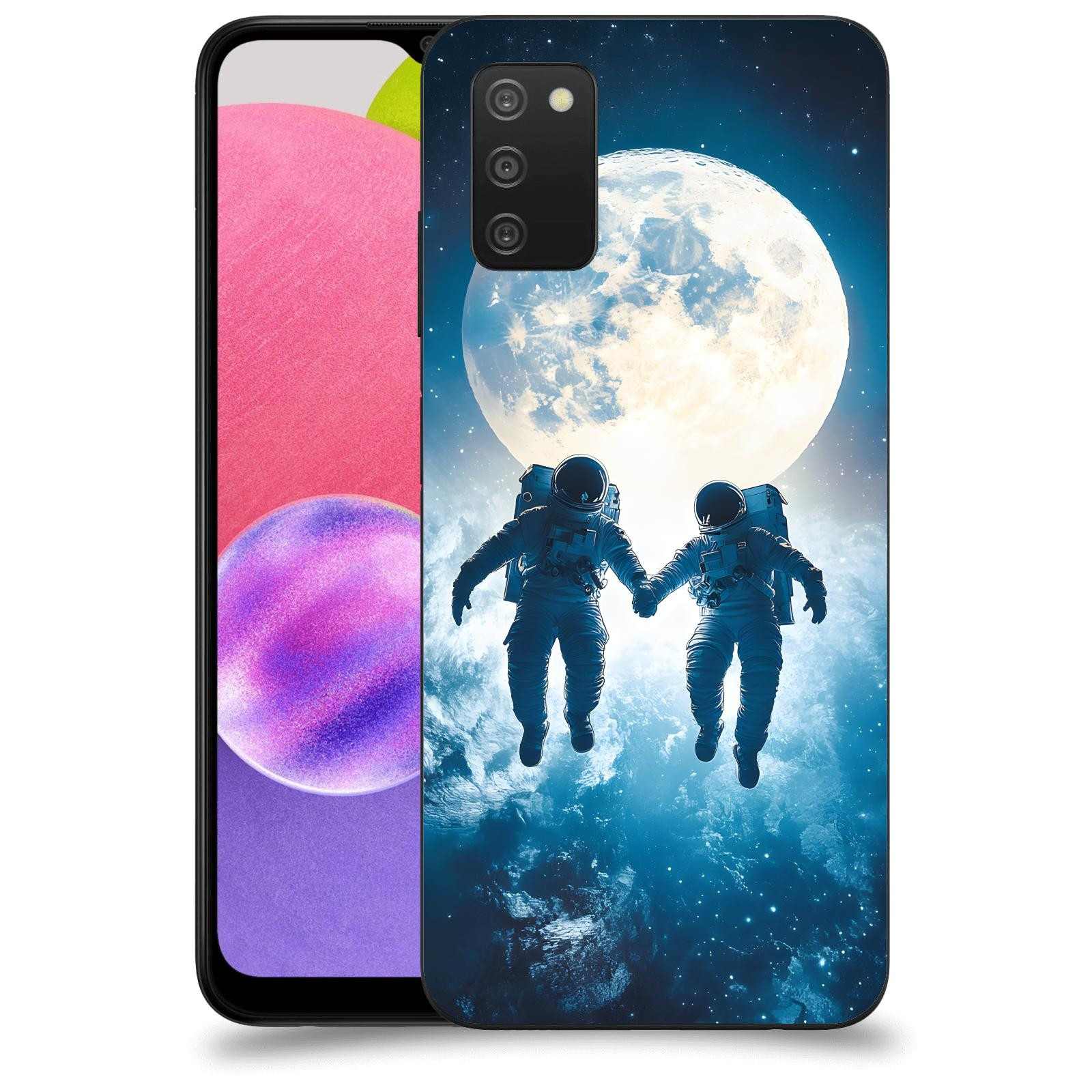 ACOVER Kryt na mobil Samsung Galaxy A03s A037G - Astronauts