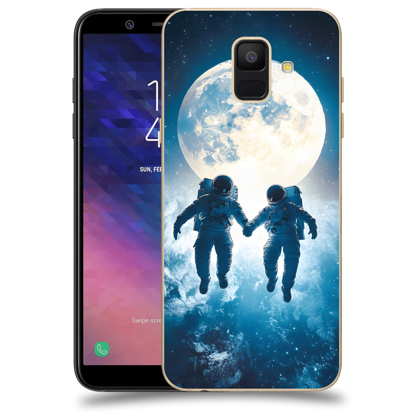 ACOVER Kryt na mobil Samsung Galaxy A6 A600F - Astronauts
