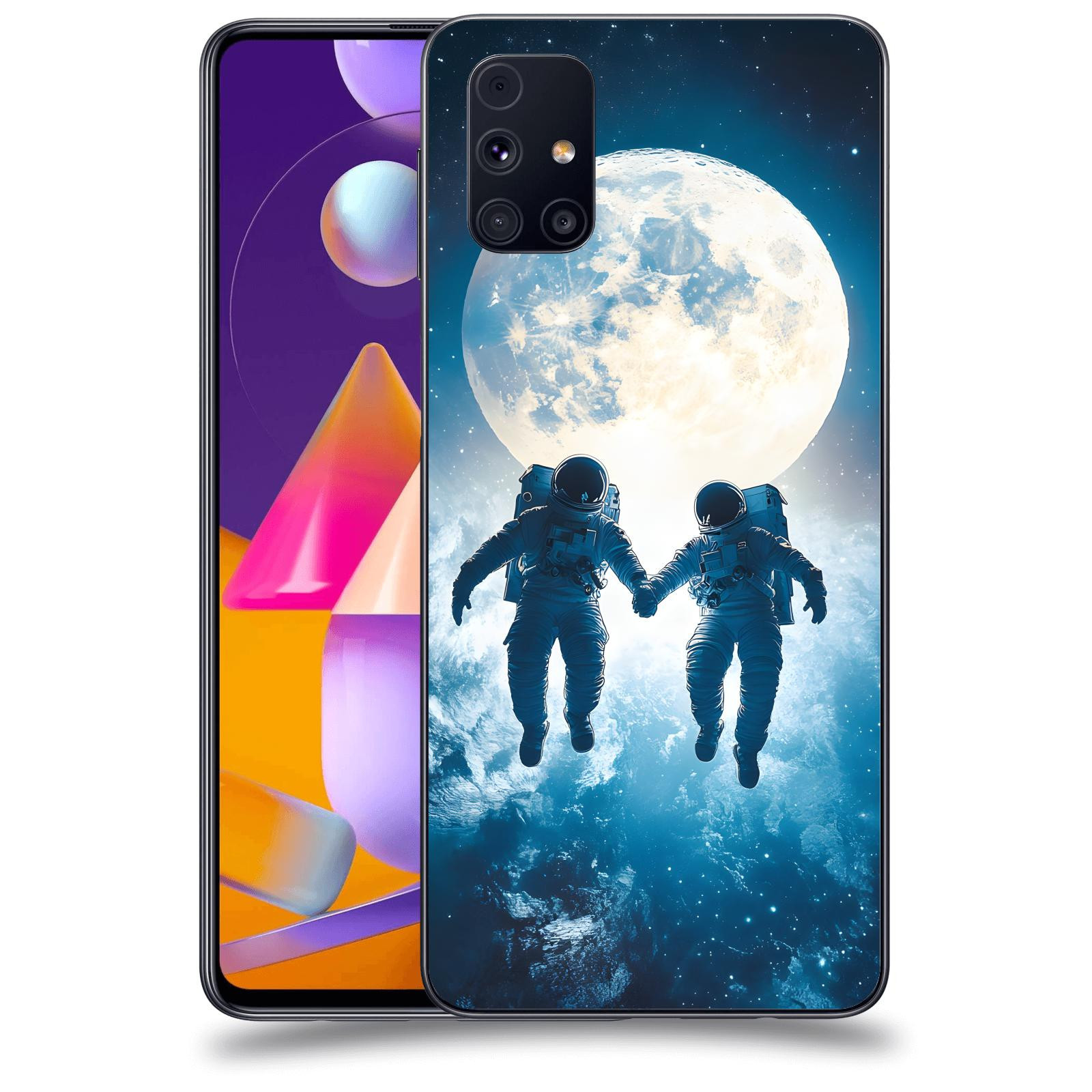 ACOVER Kryt na mobil Samsung Galaxy M31s - Astronauts