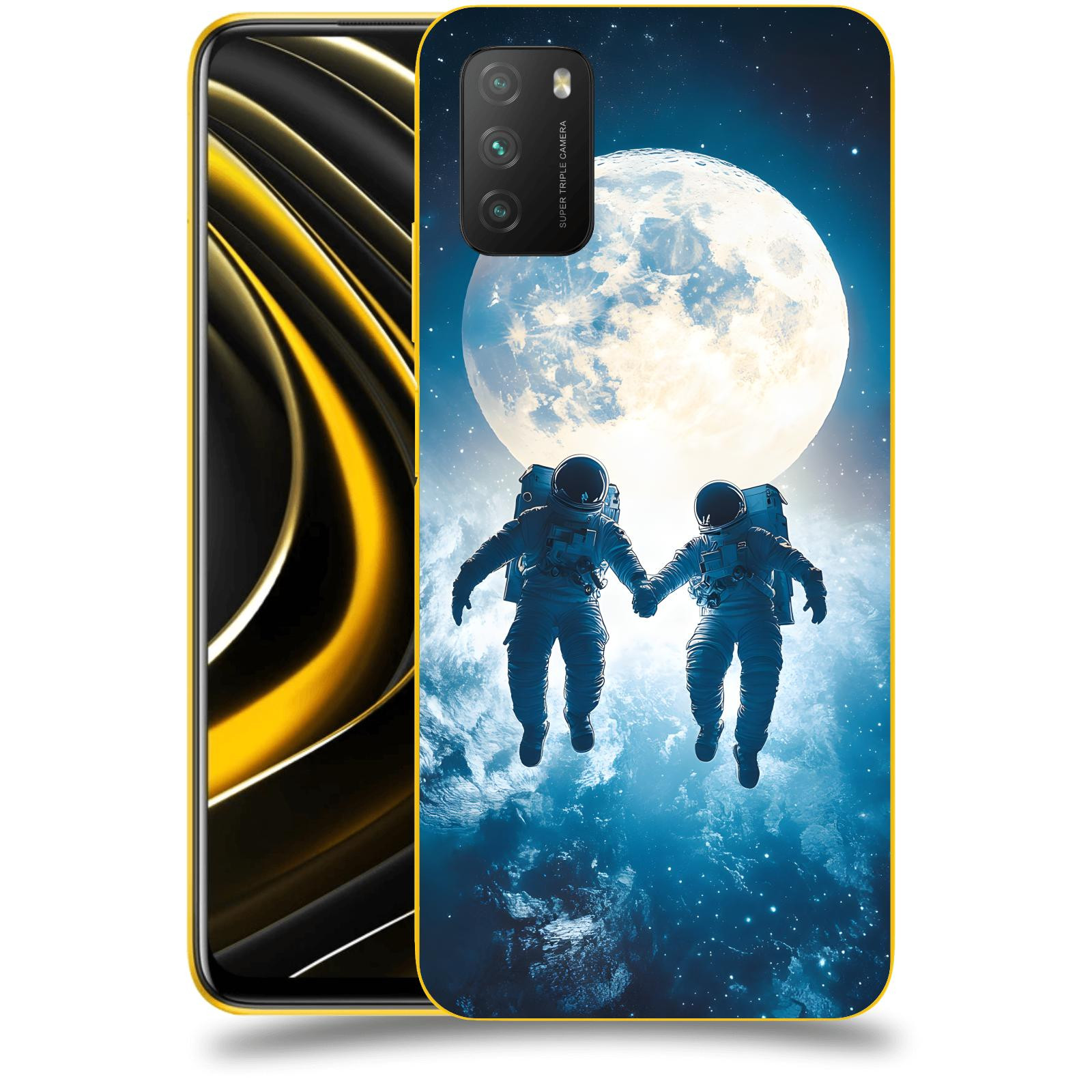 ACOVER Kryt na mobil Xiaomi Poco M3 - Astronauts
