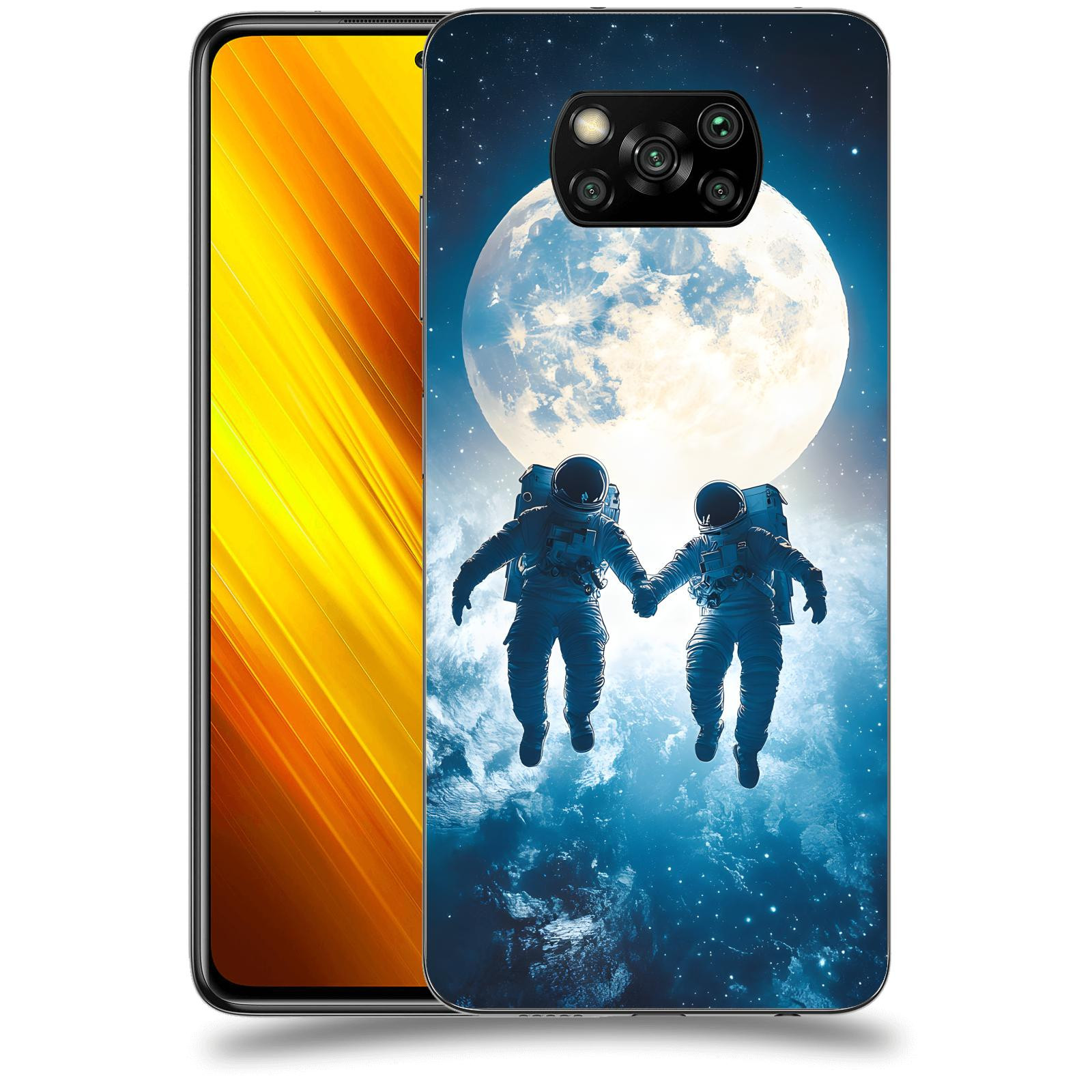 ACOVER Kryt na mobil Xiaomi Poco X3 - Astronauts