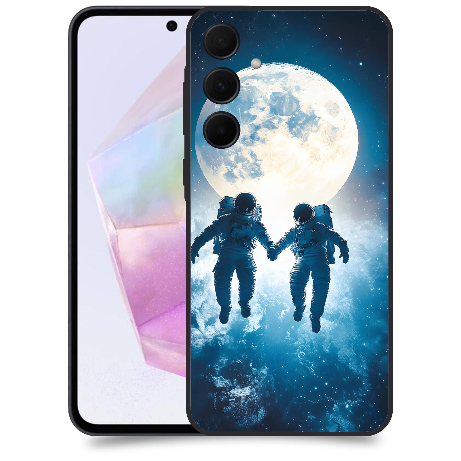 ACOVER Kryt na mobil Samsung Galaxy A35 5G - Astronauts
