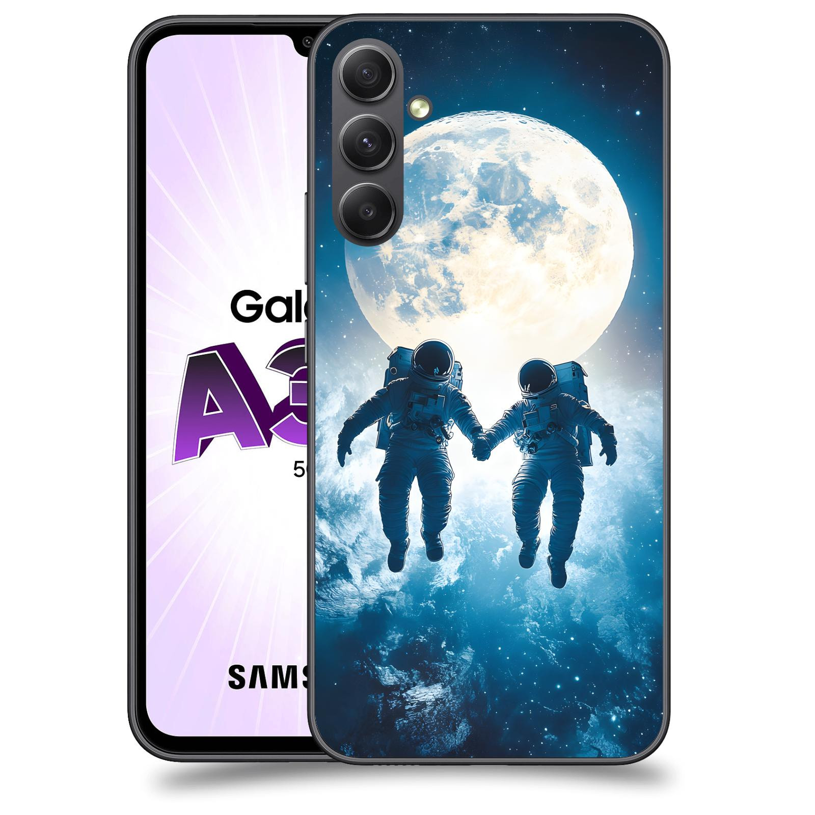 ACOVER Kryt na mobil Samsung Galaxy A34 - Astronauts
