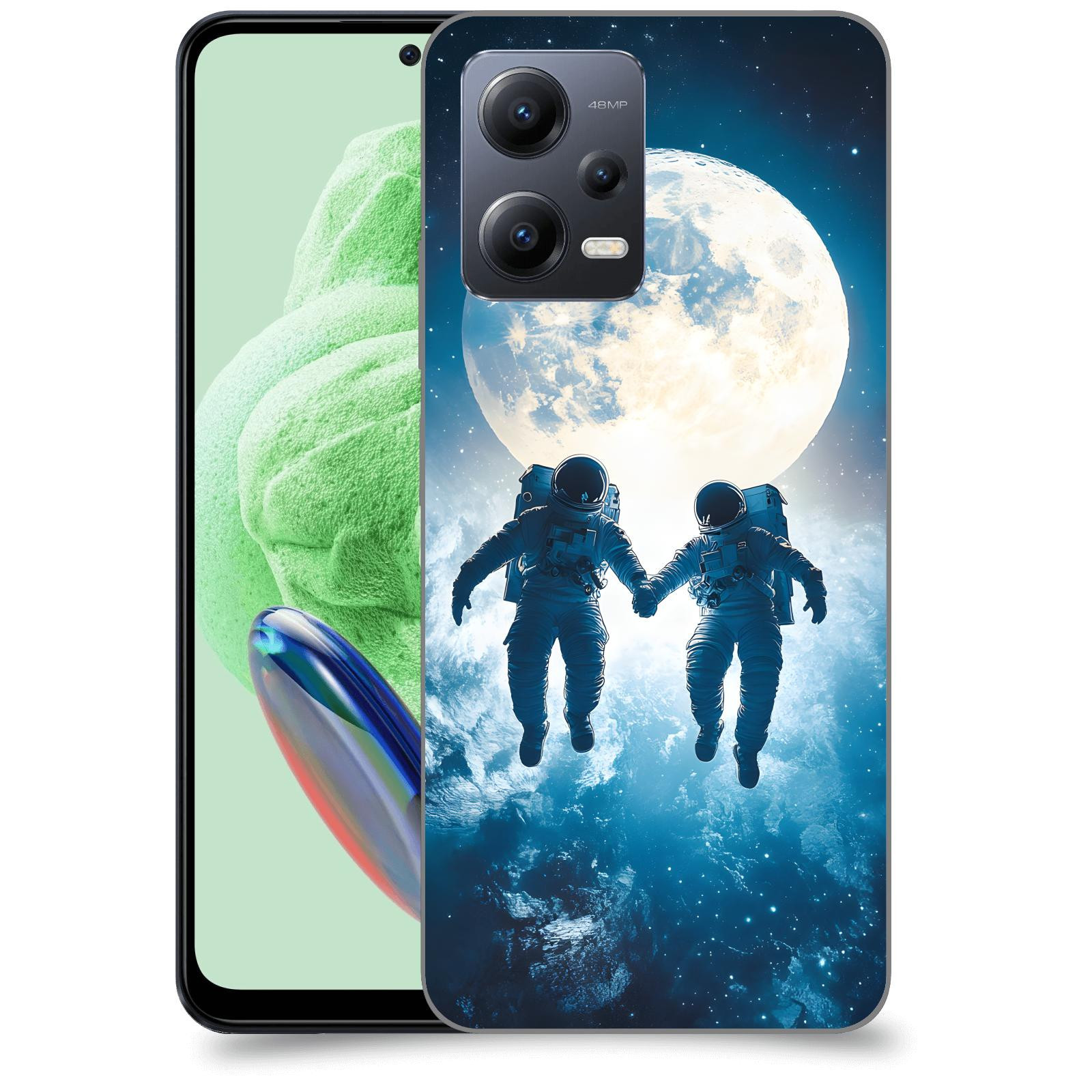 ACOVER Kryt na mobil Xiaomi Redmi Note 12 5G - Astronauts