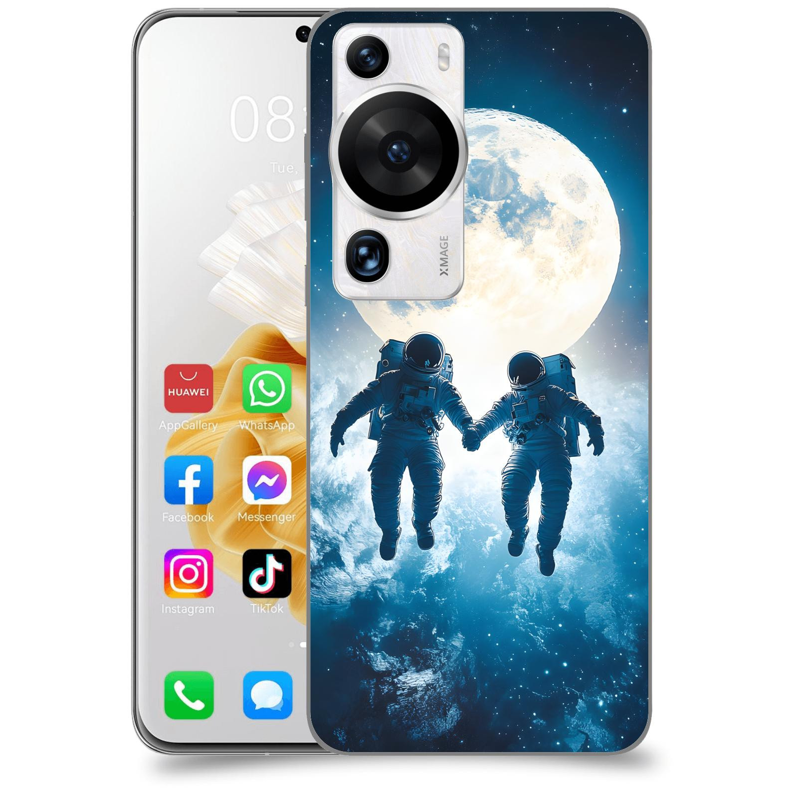 ACOVER Kryt na mobil Huawei P60 Pro - Astronauts