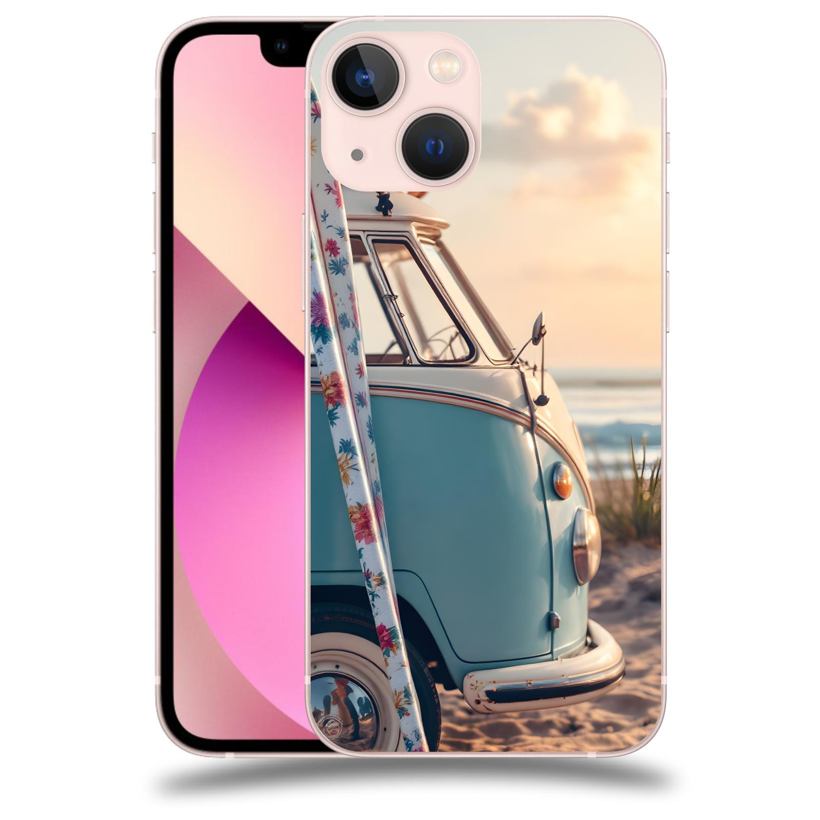 ACOVER Kryt na mobil Apple iPhone 13 mini - Retro Bus 2