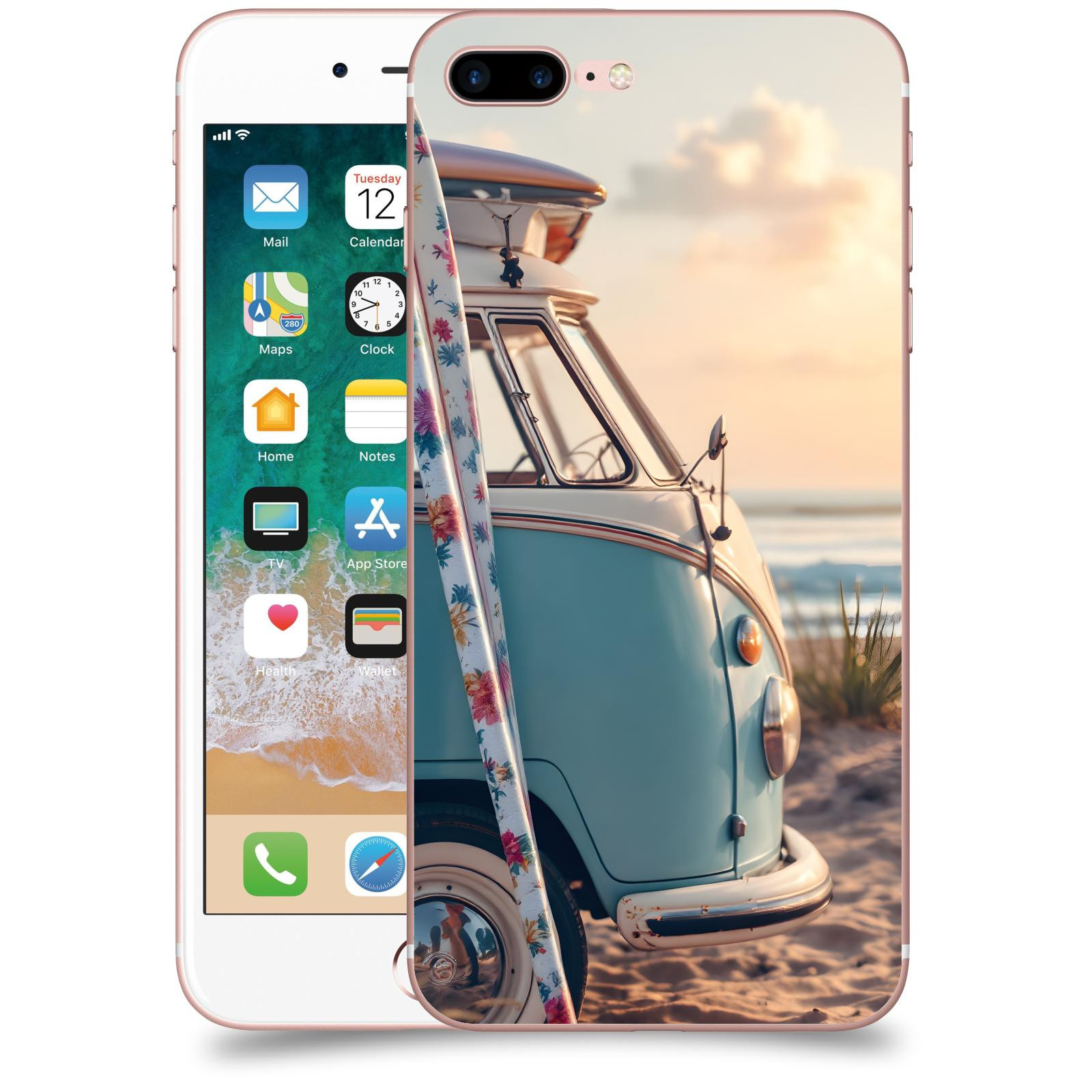 ACOVER Kryt na mobil Apple iPhone 7 Plus - Retro Bus 2