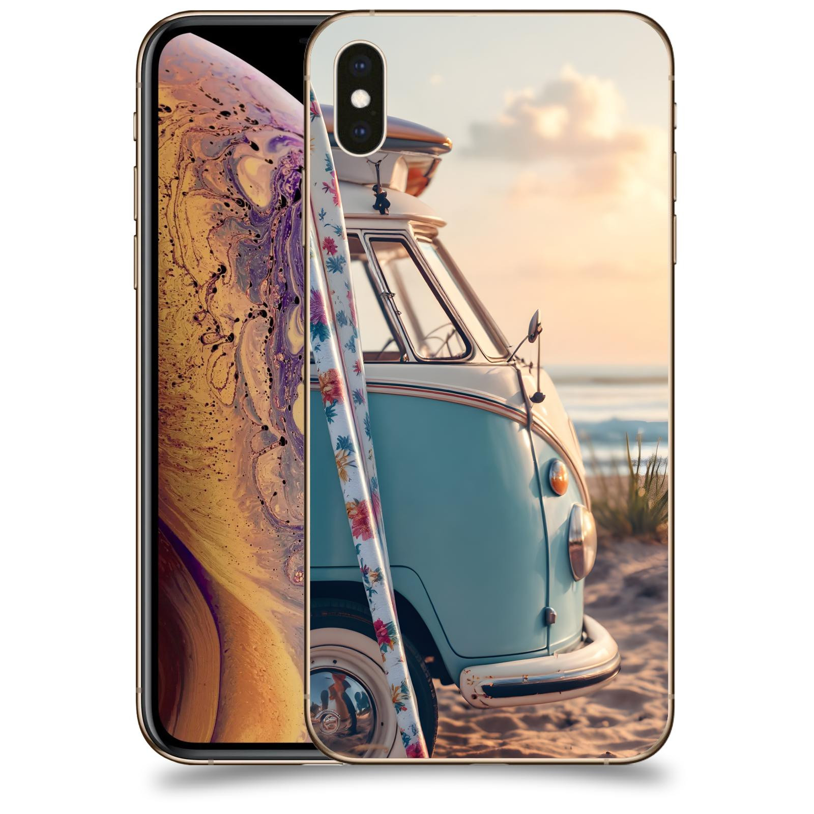 ACOVER Kryt na mobil Apple iPhone XS Max - Retro Bus 2