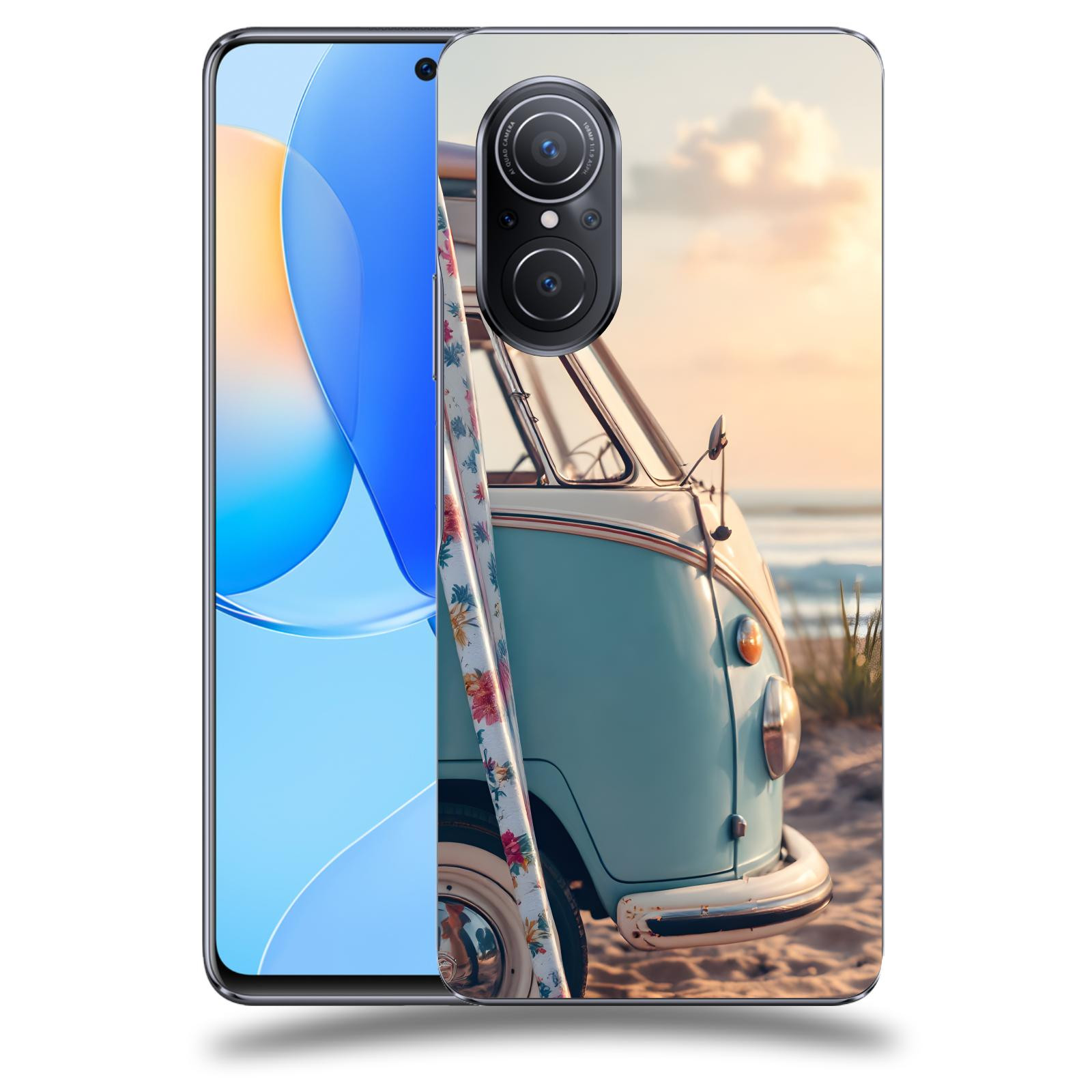 ACOVER Kryt na mobil Huawei Nova 9 SE - Retro Bus 2