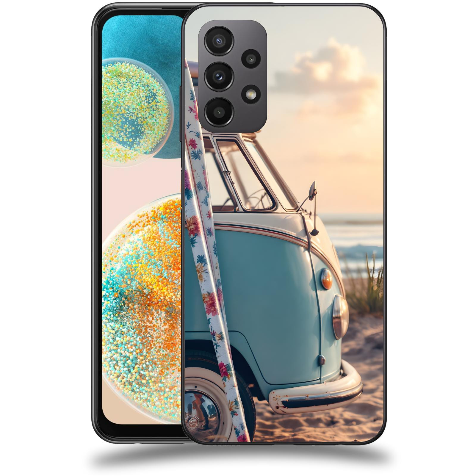 ACOVER Kryt na mobil Samsung Galaxy A23 - Retro Bus 2