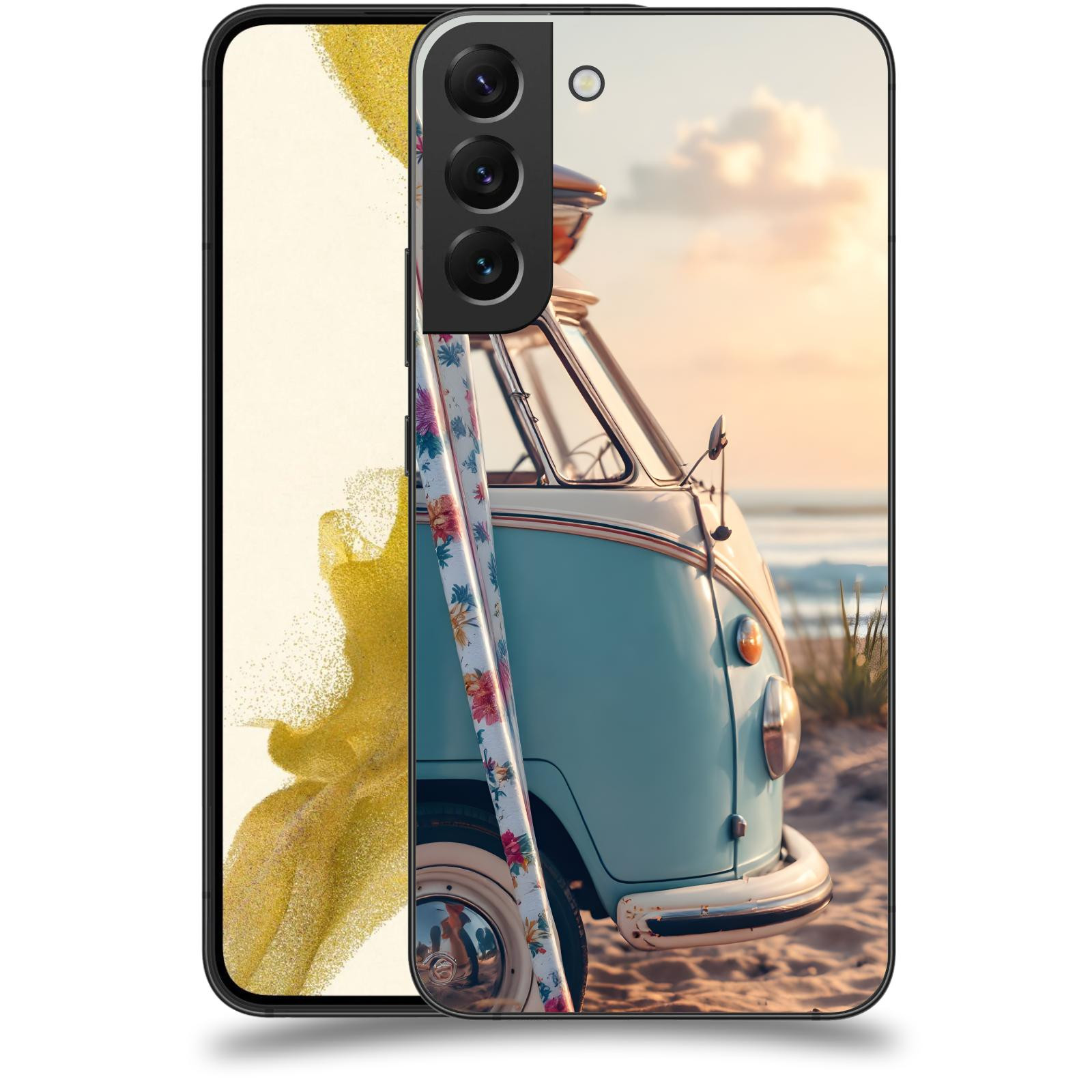ACOVER Kryt na mobil Samsung Galaxy S22+ 5G - Retro Bus 2