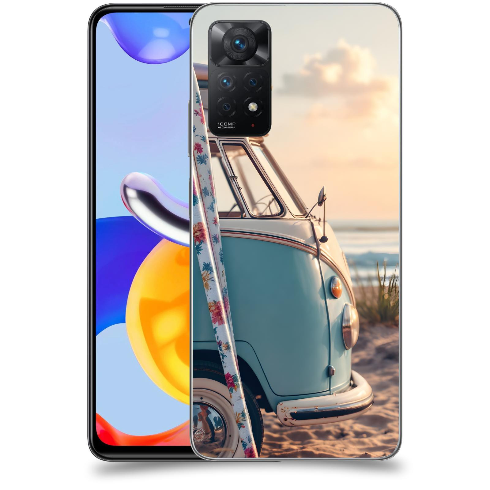 ACOVER Kryt na mobil Xiaomi Redmi Note 11 Pro - Retro Bus 2