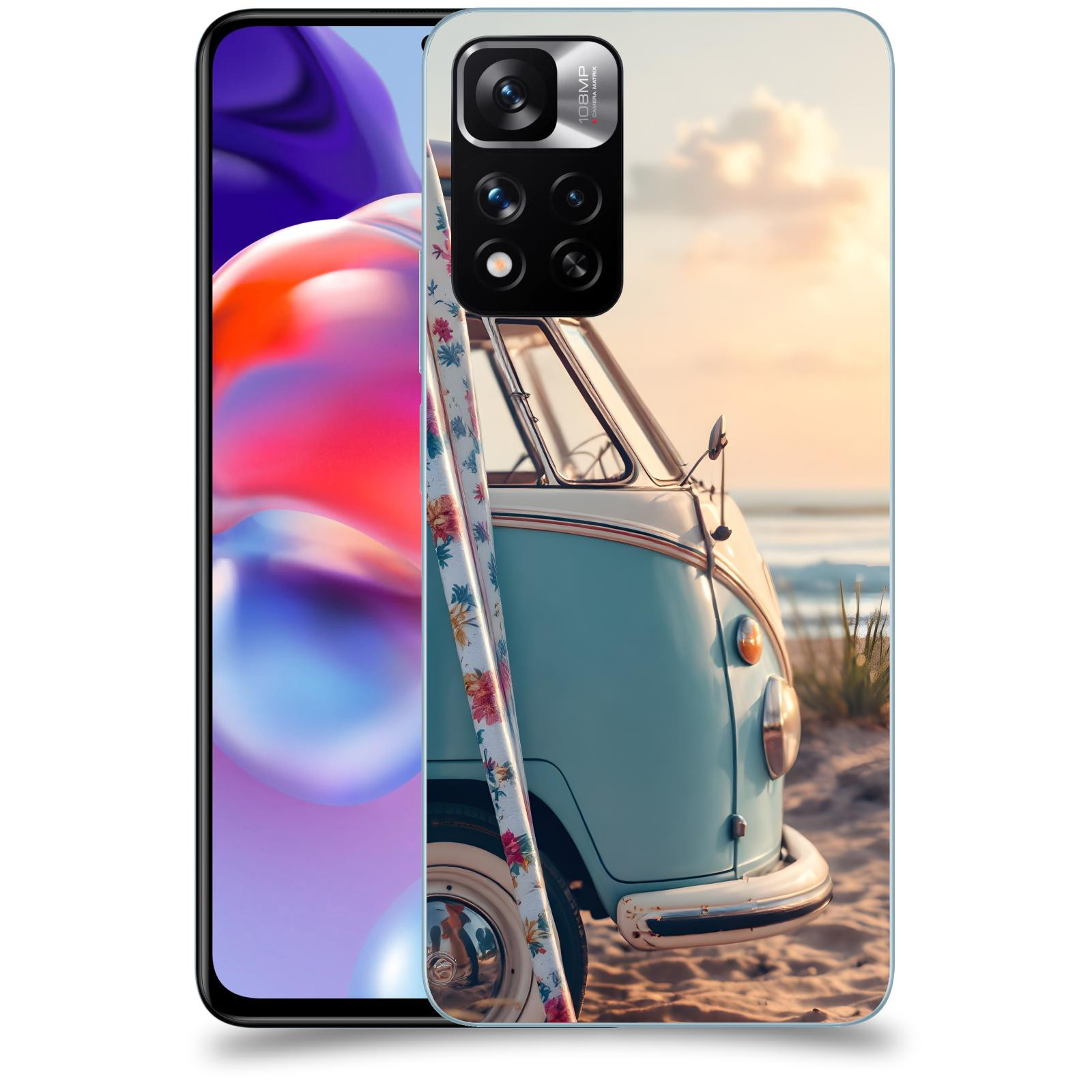 ACOVER Kryt na mobil Xiaomi Redmi Note 11 Pro+ 5G - Retro Bus 2