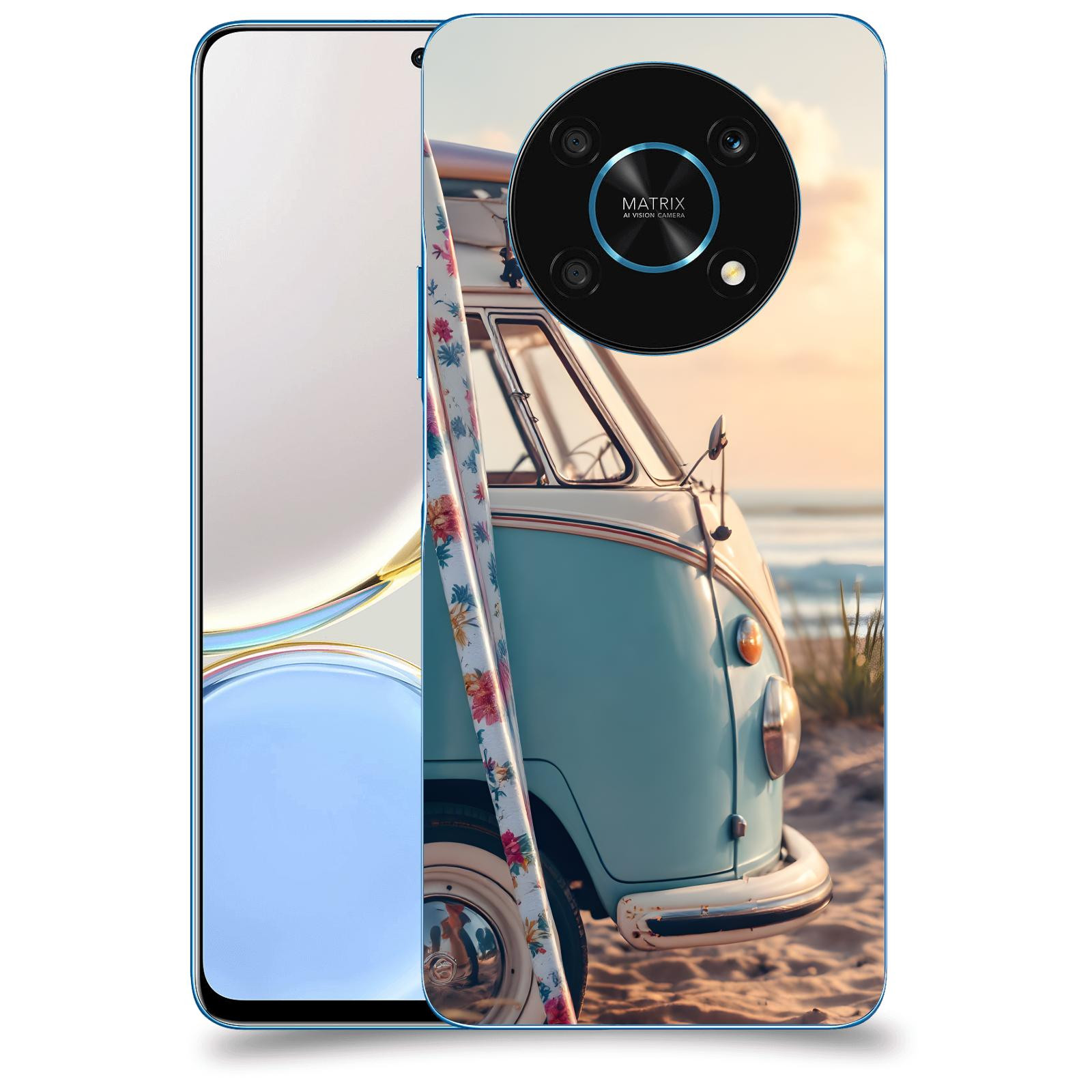 ACOVER Kryt na mobil Honor Magic 4 Lite 5G - Retro Bus 2