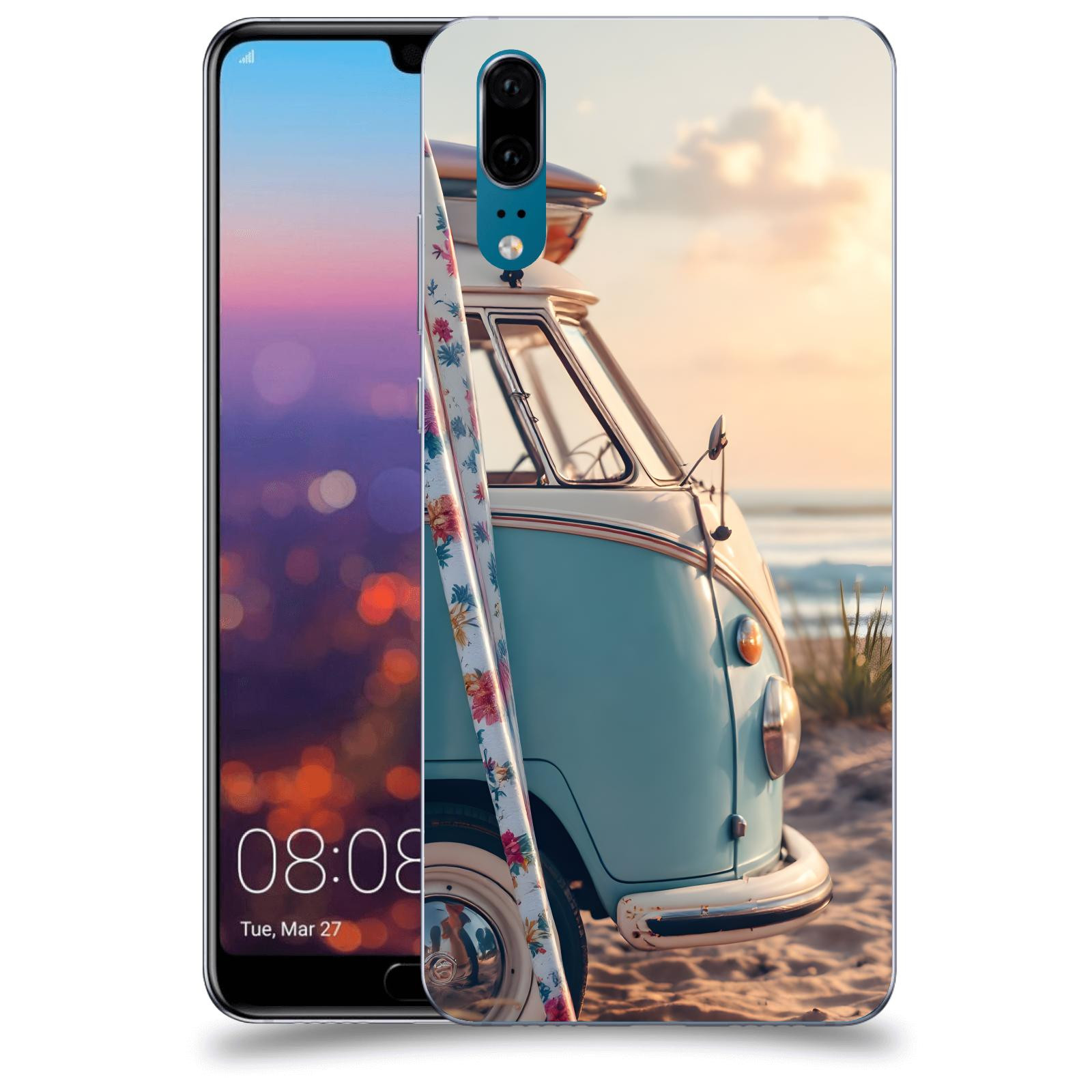 ACOVER Kryt na mobil Huawei P20 - Retro Bus 2