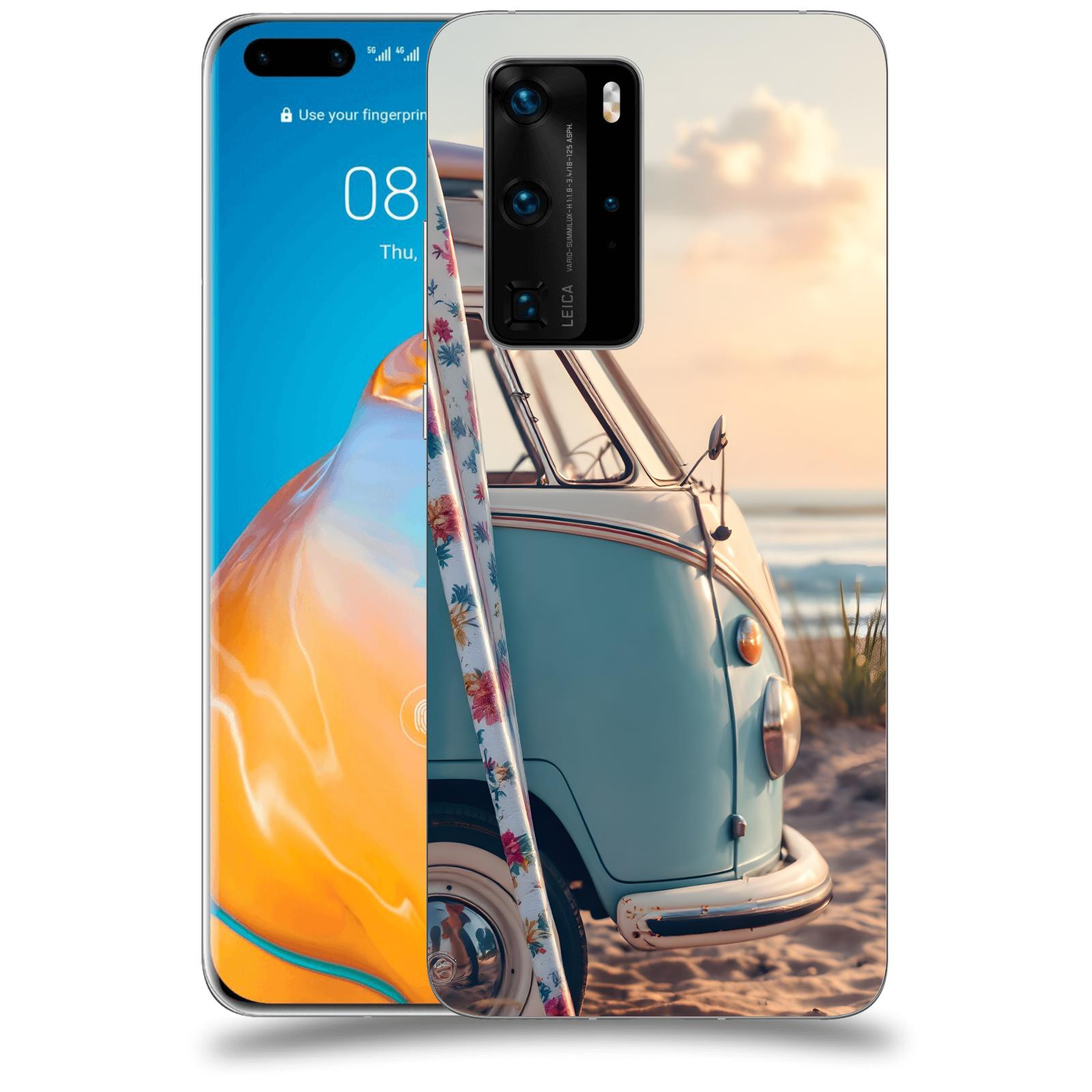 ACOVER Kryt na mobil Huawei P40 - Retro Bus 2