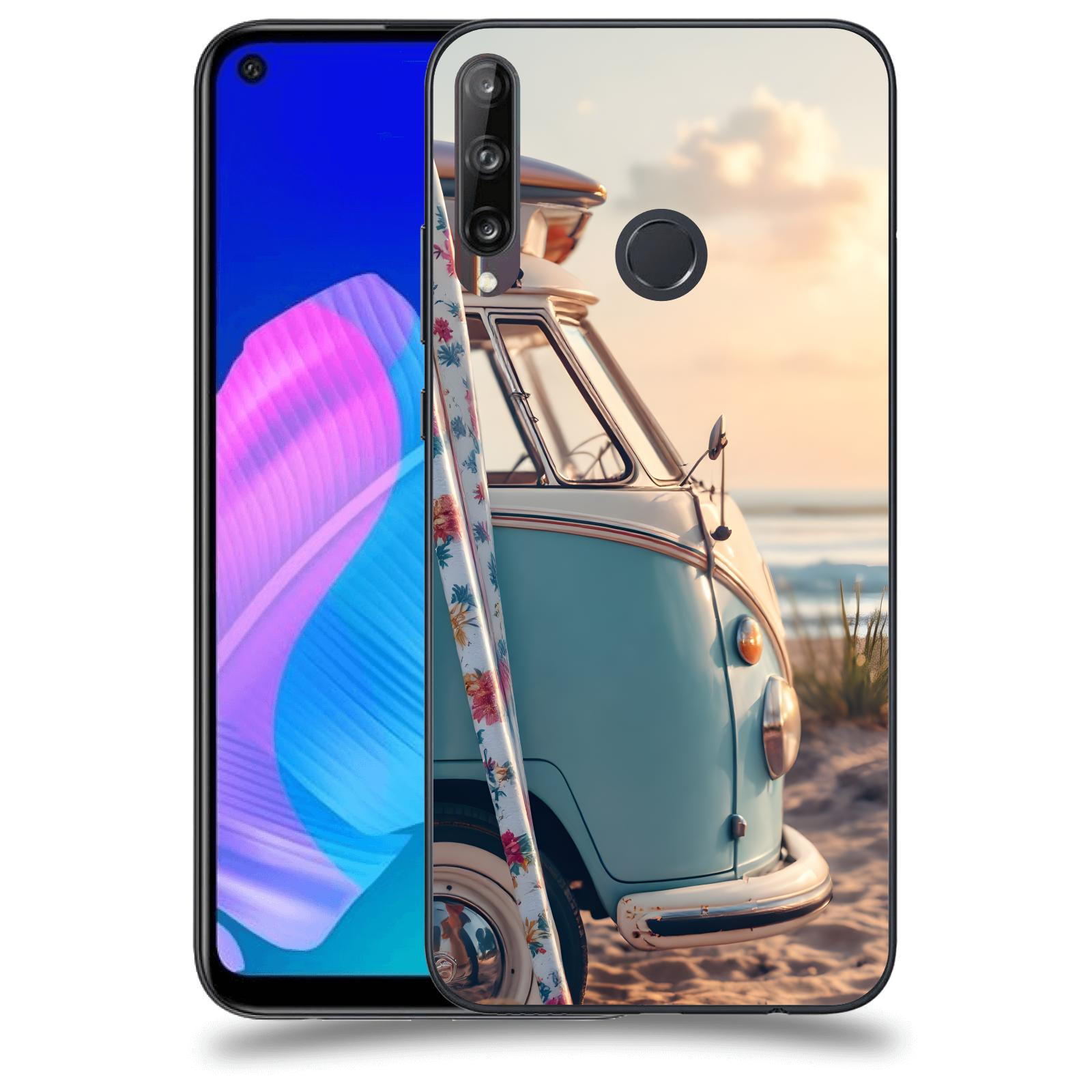 ACOVER Kryt na mobil Huawei P40 Lite E - Retro Bus 2