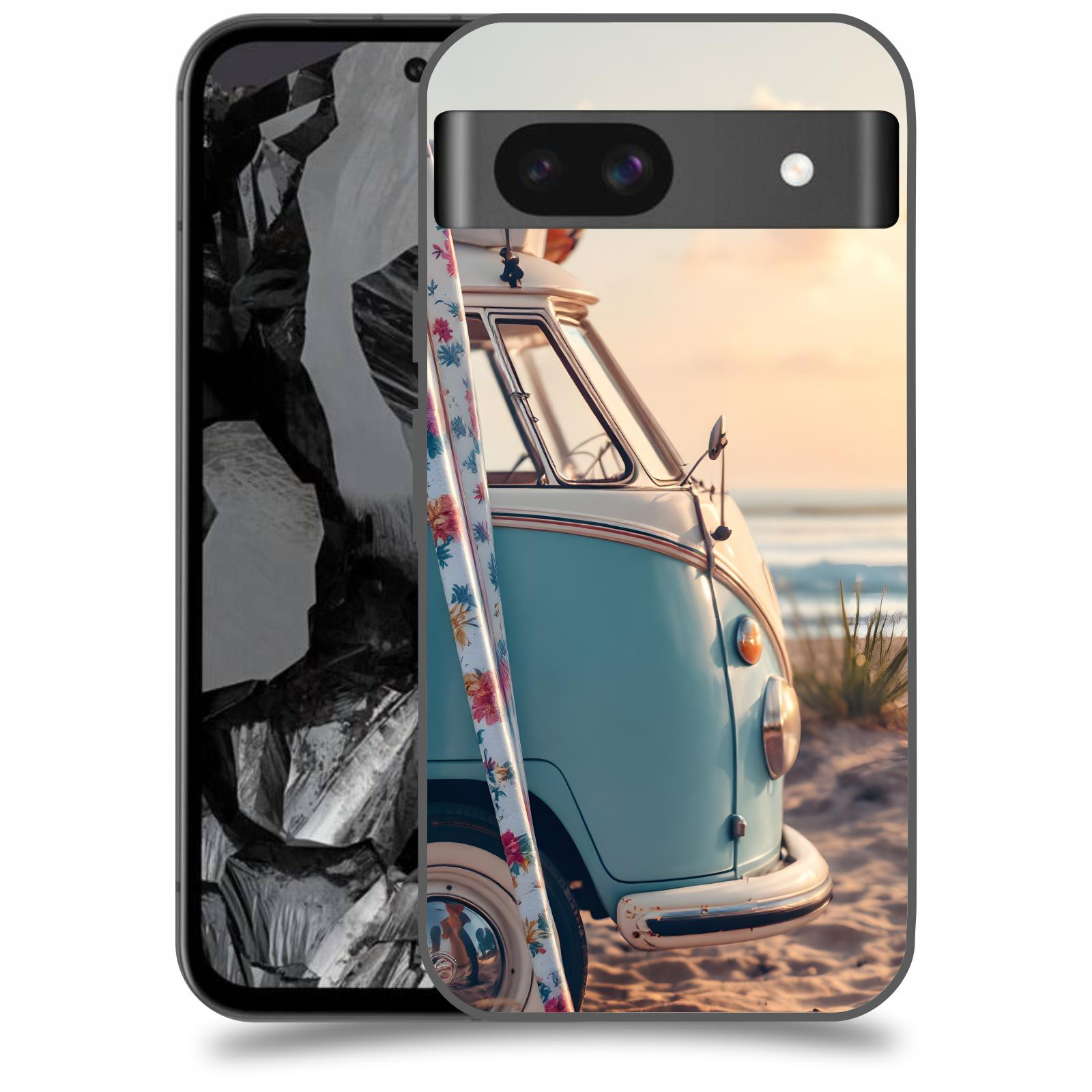 ACOVER Kryt na mobil Google Pixel 8A - Retro Bus 2