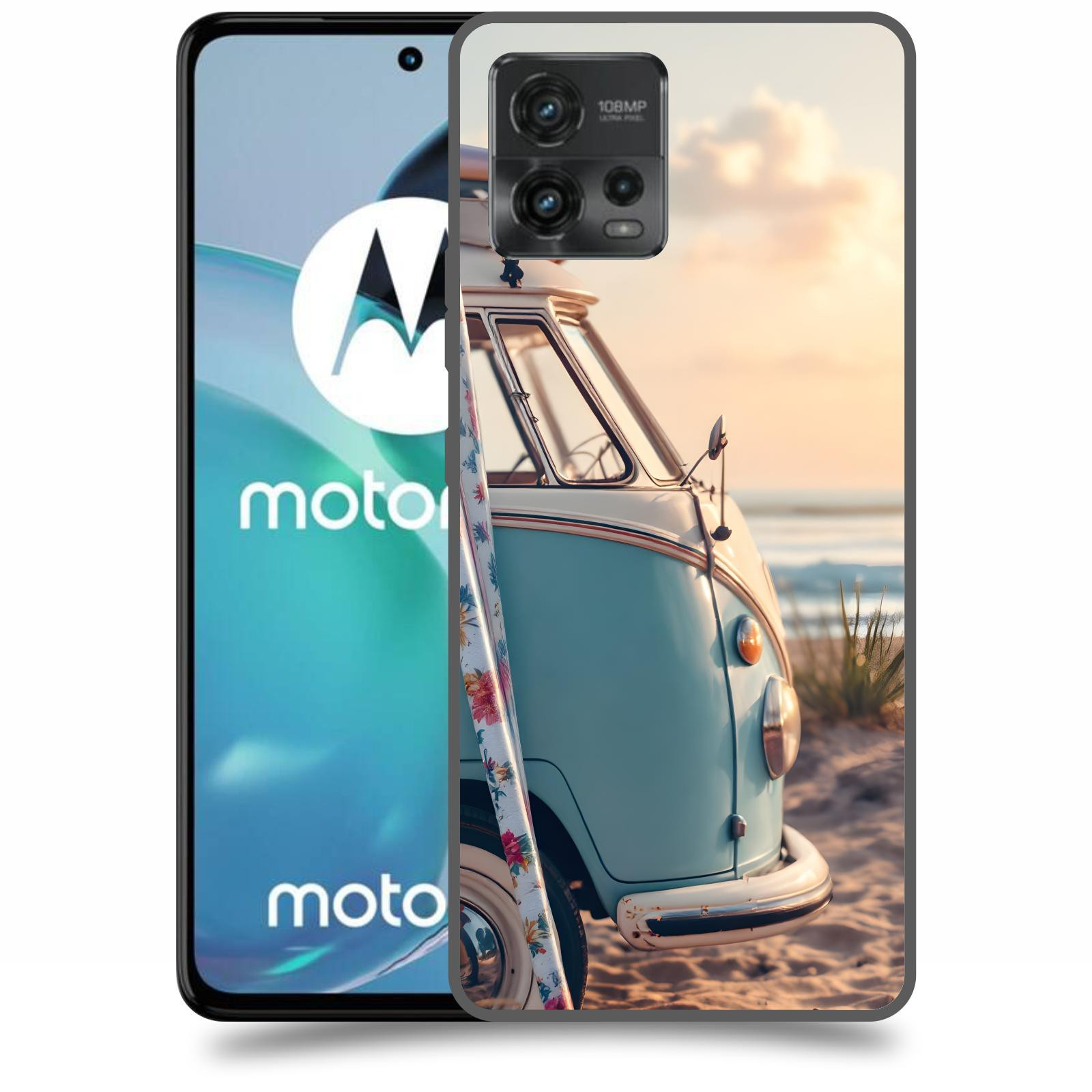 ACOVER Kryt na mobil Motorola Moto G72 - Retro Bus 2