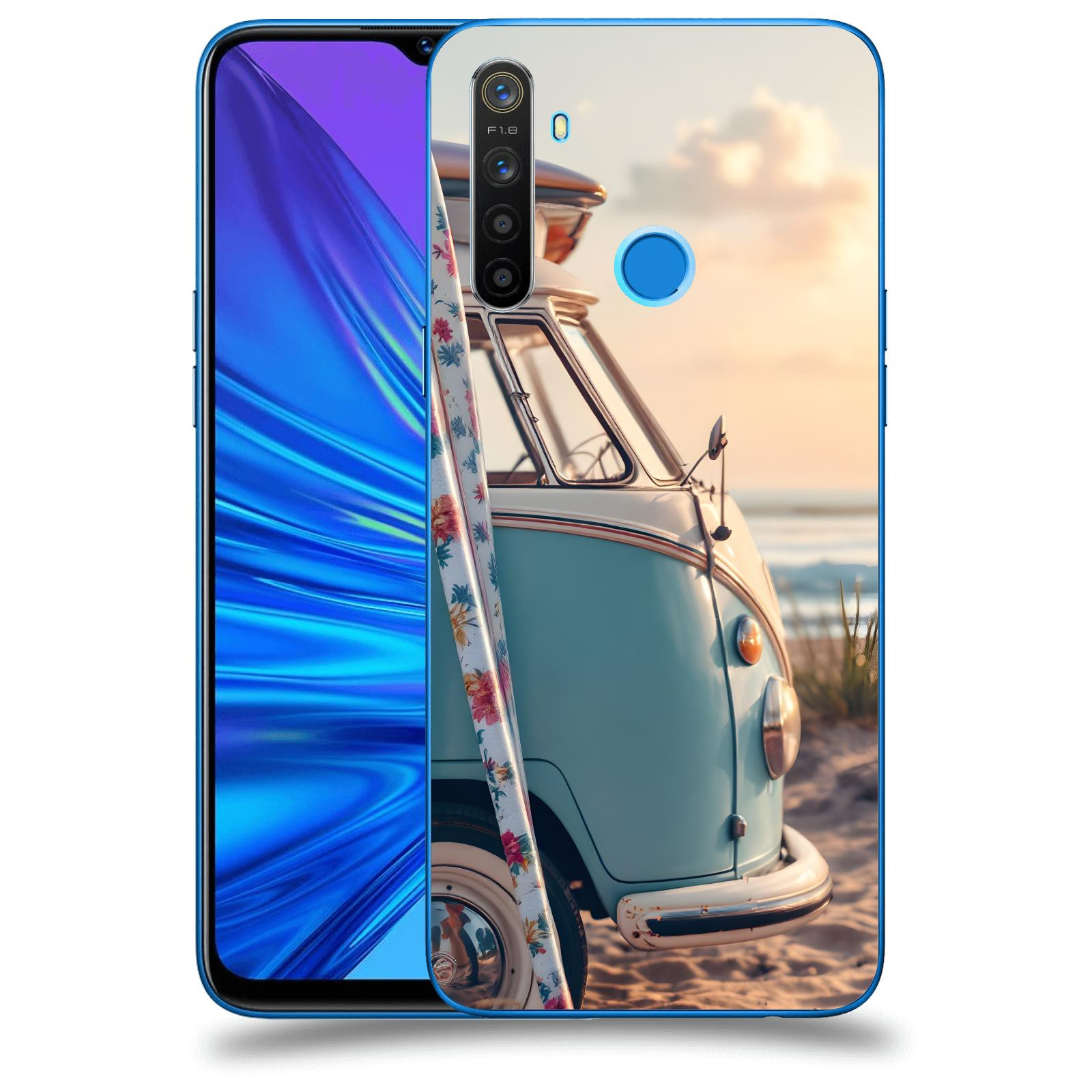 ACOVER Kryt na mobil Realme 5 - Retro Bus 2