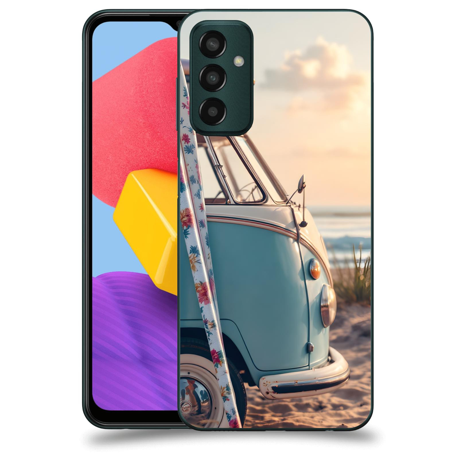 ACOVER Kryt na mobil Samsung Galaxy M13 M135F - Retro Bus 2