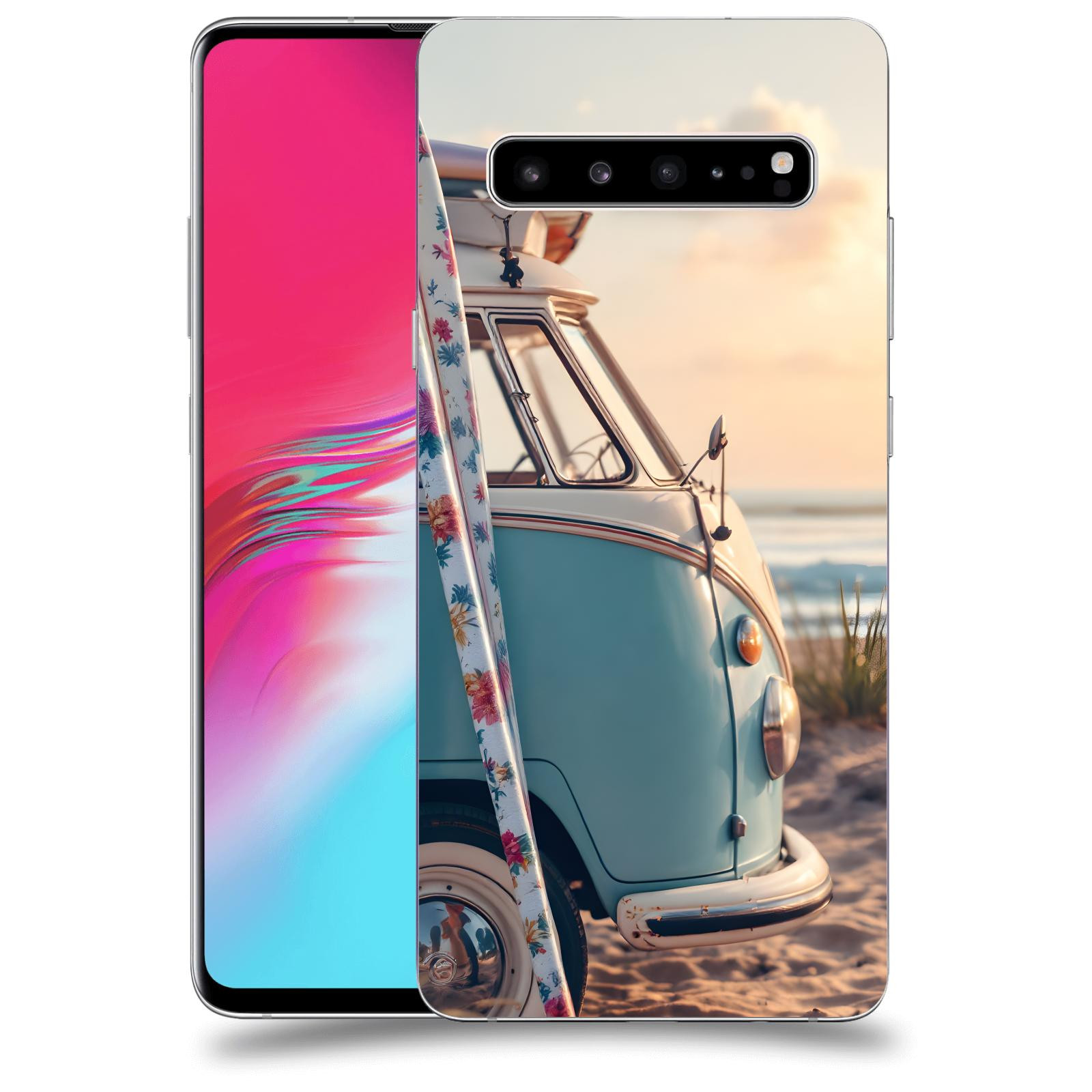 ACOVER Kryt na mobil Samsung Galaxy S10 G973 - Retro Bus 2